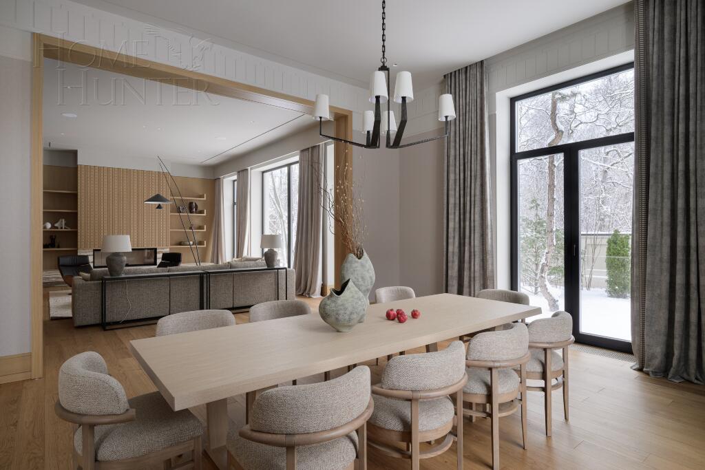 2-этажный коттедж 800 м² с отделкой