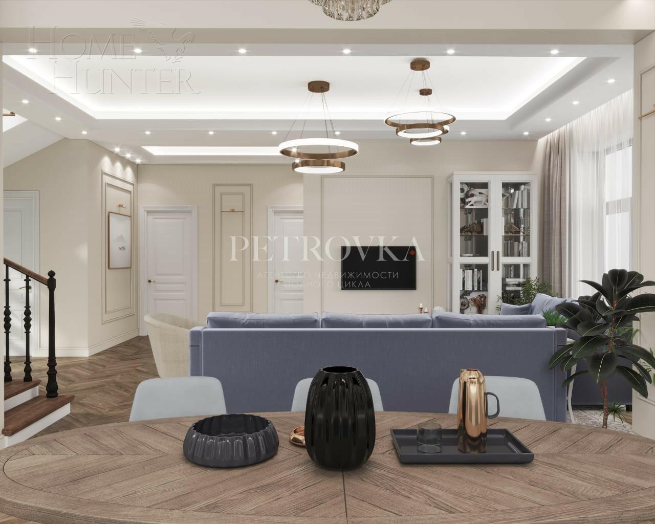 2-этажный коттедж 249.8 м² без отделки