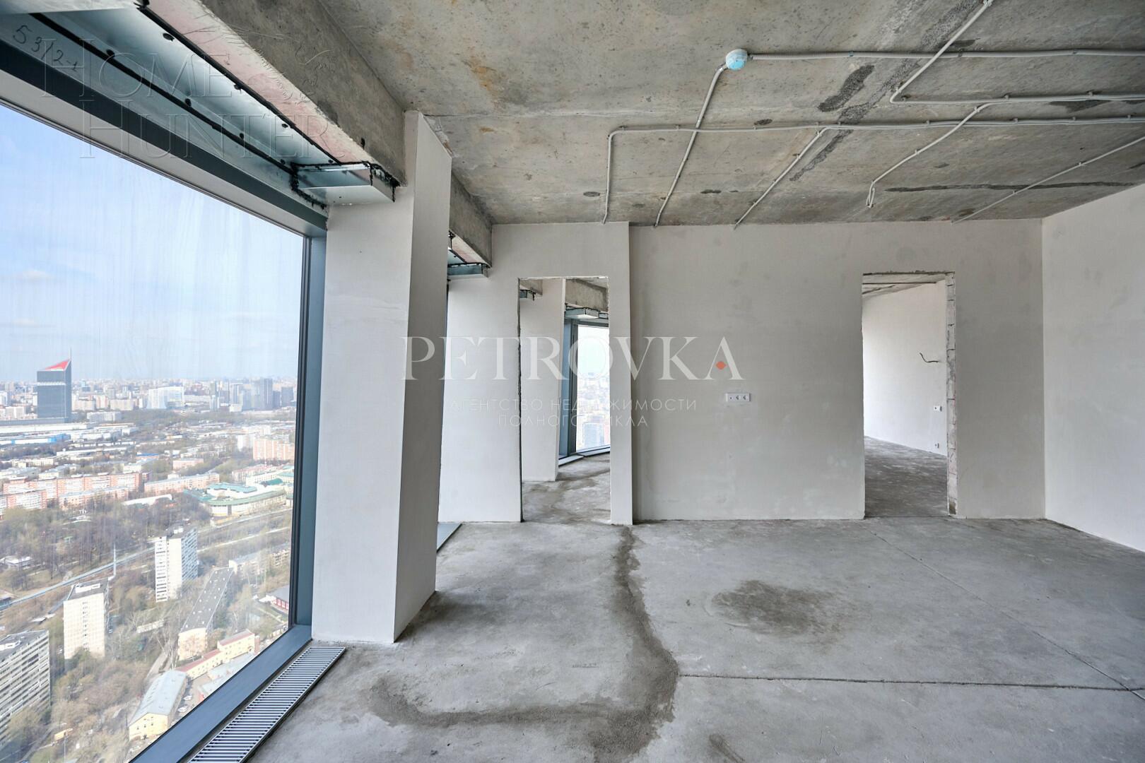 4-КОМН. КВАРТИРА БЕЗ ОТДЕЛКИ 114.6 М² НА 53 ЭТАЖЕ