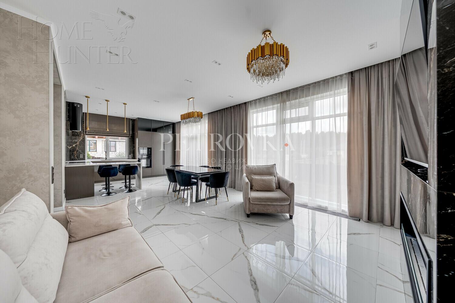 2-этажный коттедж 193.9 м² с отделкой