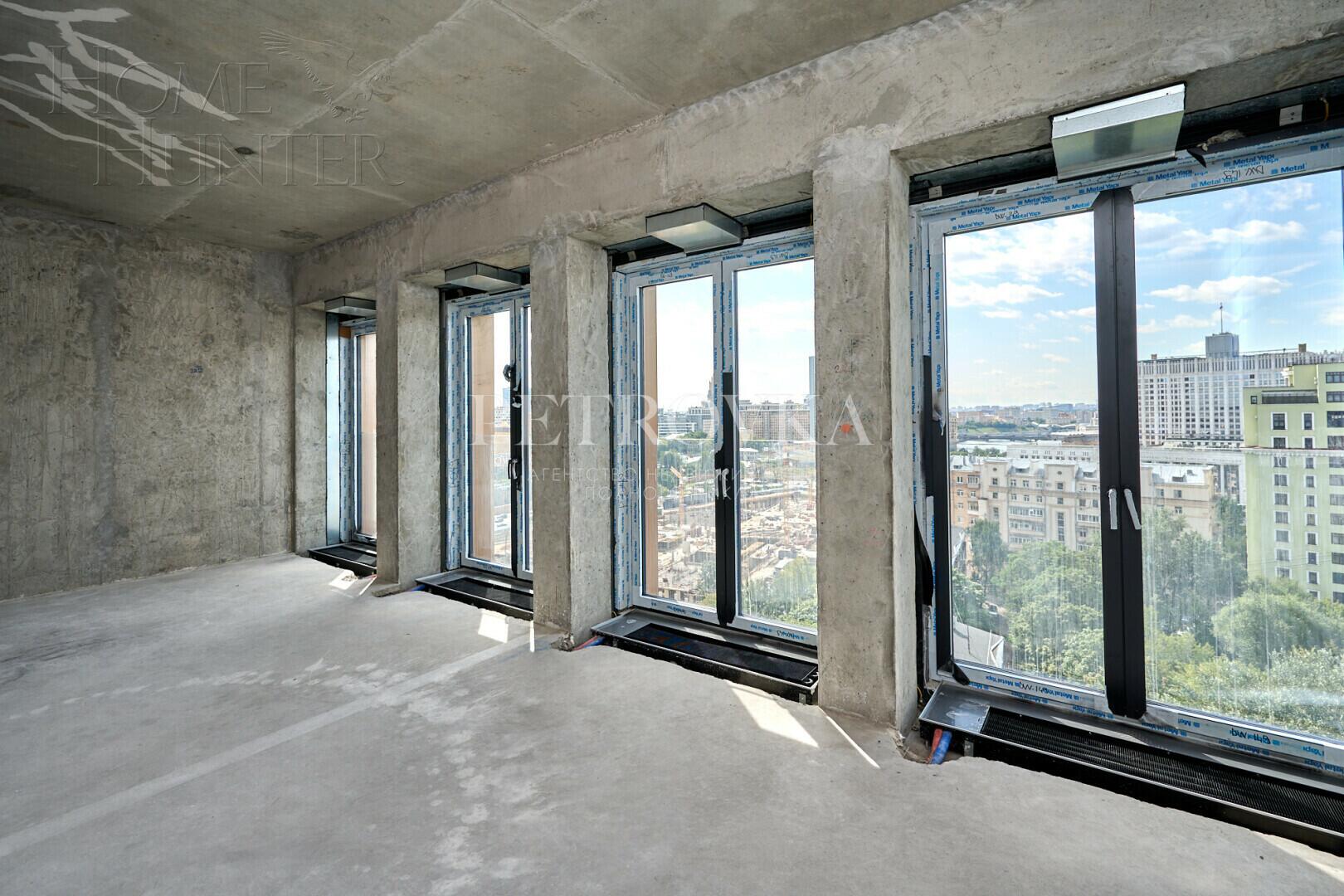 4-КОМН. АПАРТАМЕНТЫ БЕЗ ОТДЕЛКИ 180.1 М² НА 13 ЭТАЖЕ