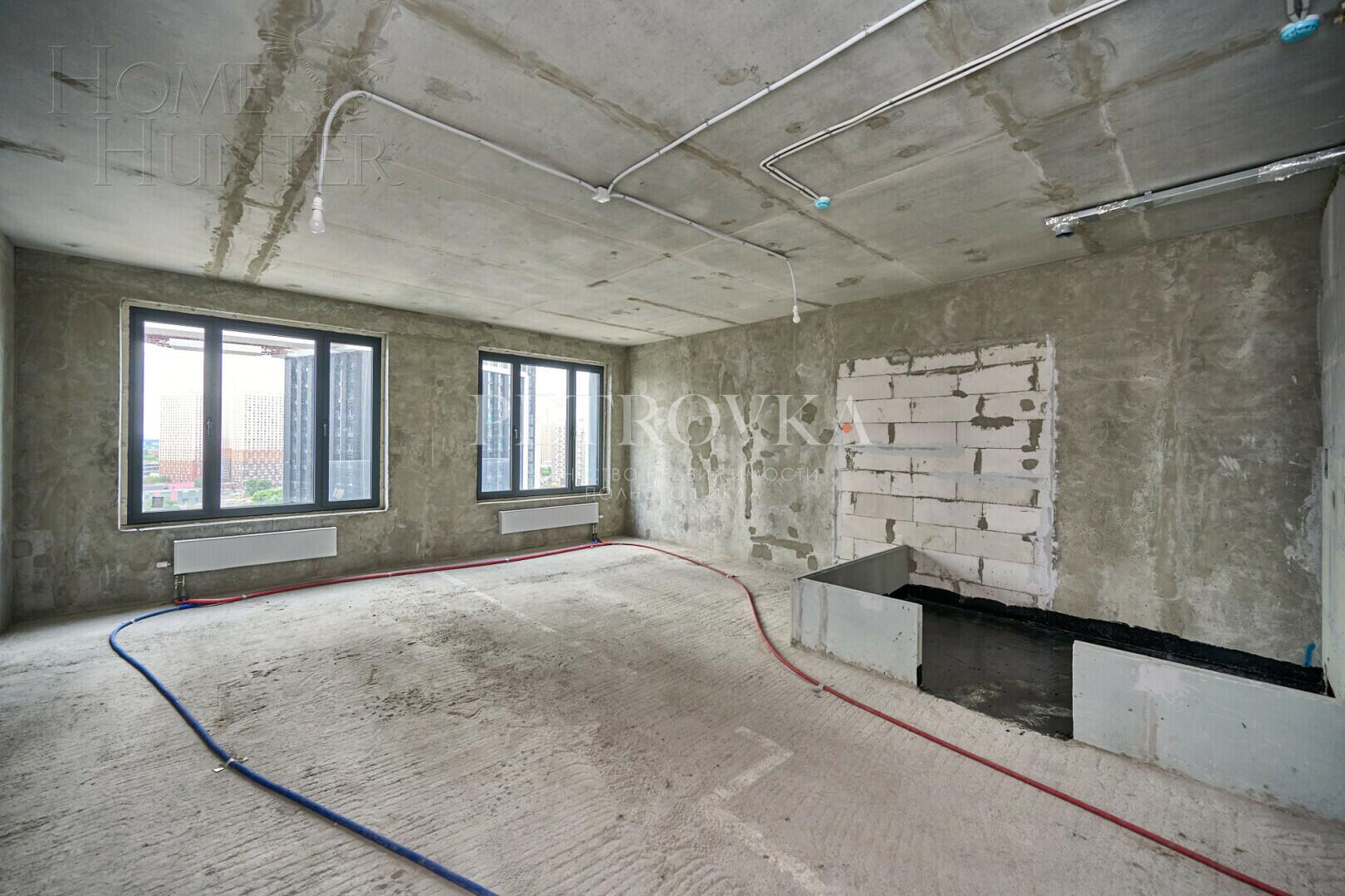 1-КОМН. КВАРТИРА БЕЗ ОТДЕЛКИ 46.6 М² НА 19 ЭТАЖЕ