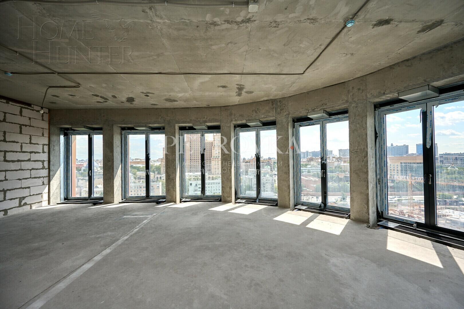 4-КОМН. АПАРТАМЕНТЫ БЕЗ ОТДЕЛКИ 180.1 М² НА 13 ЭТАЖЕ