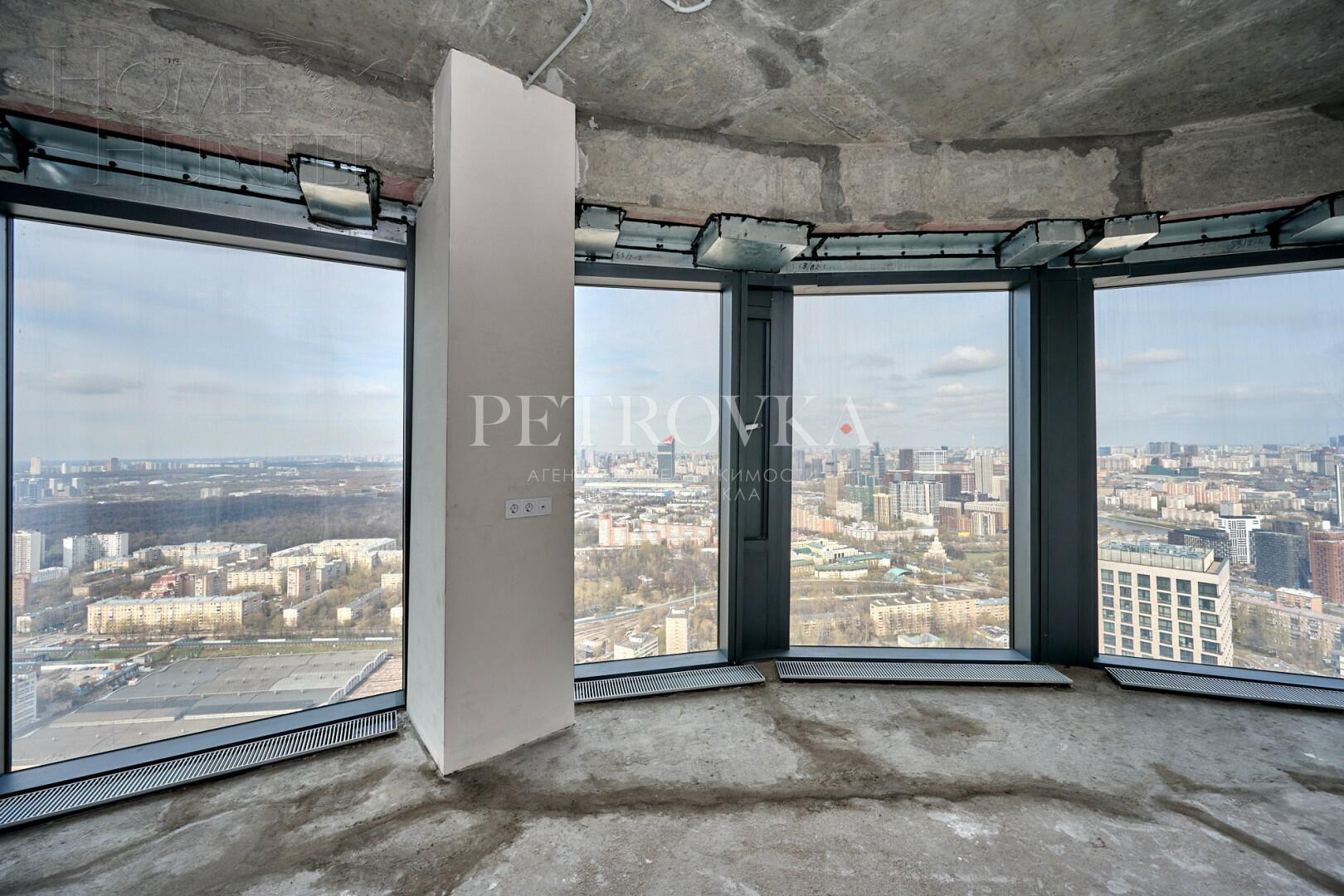 4-КОМН. КВАРТИРА БЕЗ ОТДЕЛКИ 114.6 М² НА 53 ЭТАЖЕ