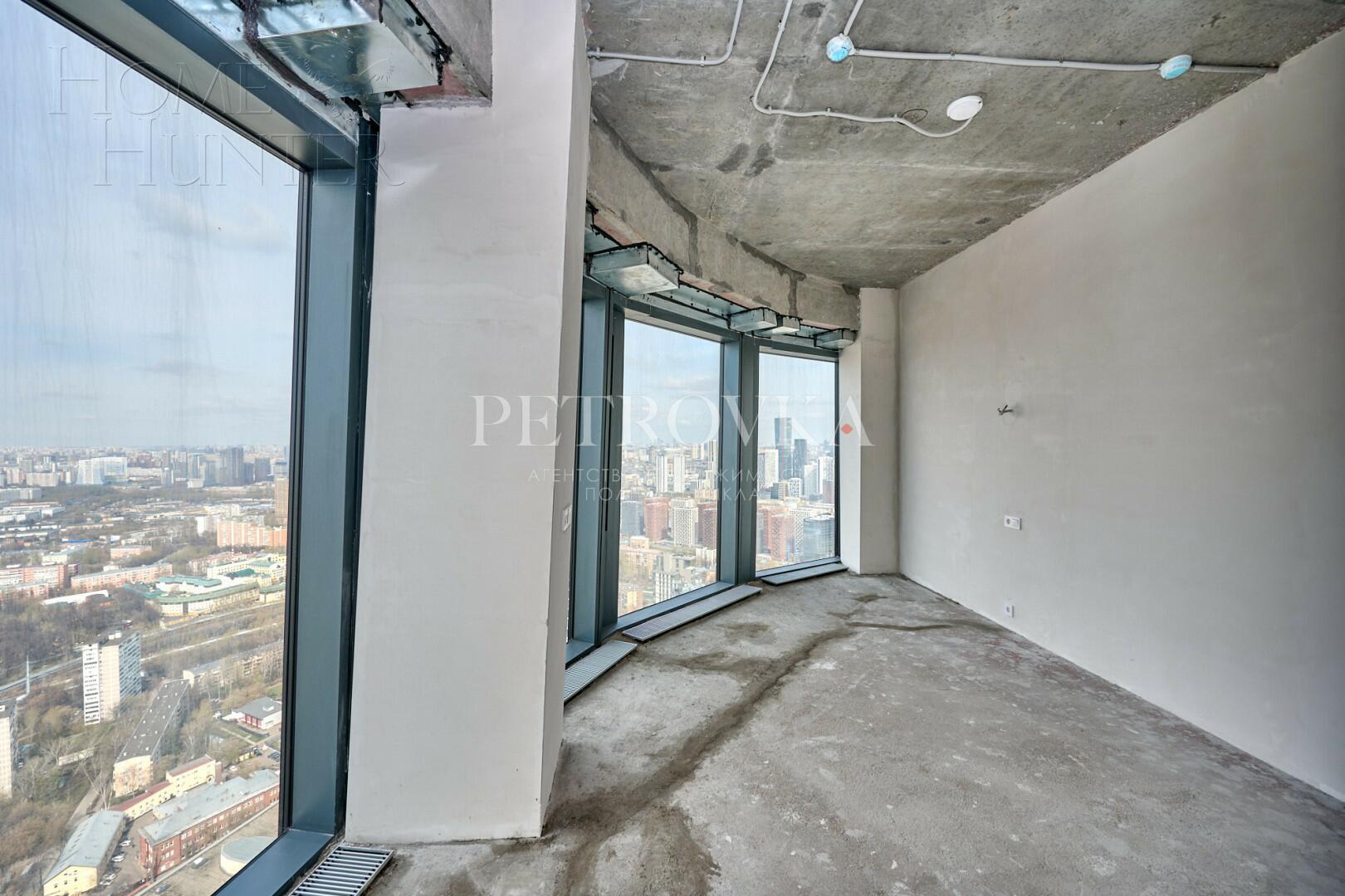 4-КОМН. КВАРТИРА БЕЗ ОТДЕЛКИ 114.6 М² НА 53 ЭТАЖЕ