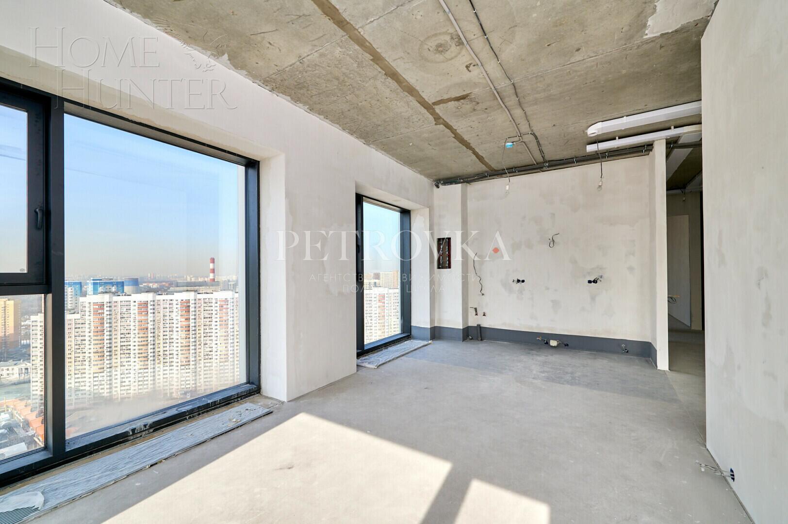 4-КОМН. КВАРТИРА БЕЗ ОТДЕЛКИ 86.1 М² НА 28 ЭТАЖЕ