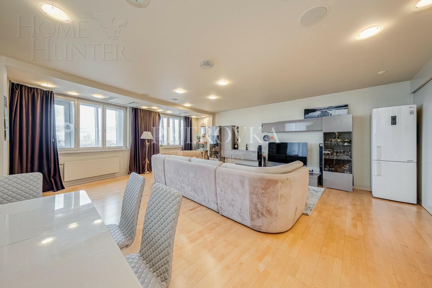 4-КОМН. КВАРТИРА С ОТДЕЛКОЙ 147 М² НА 28 ЭТАЖЕ