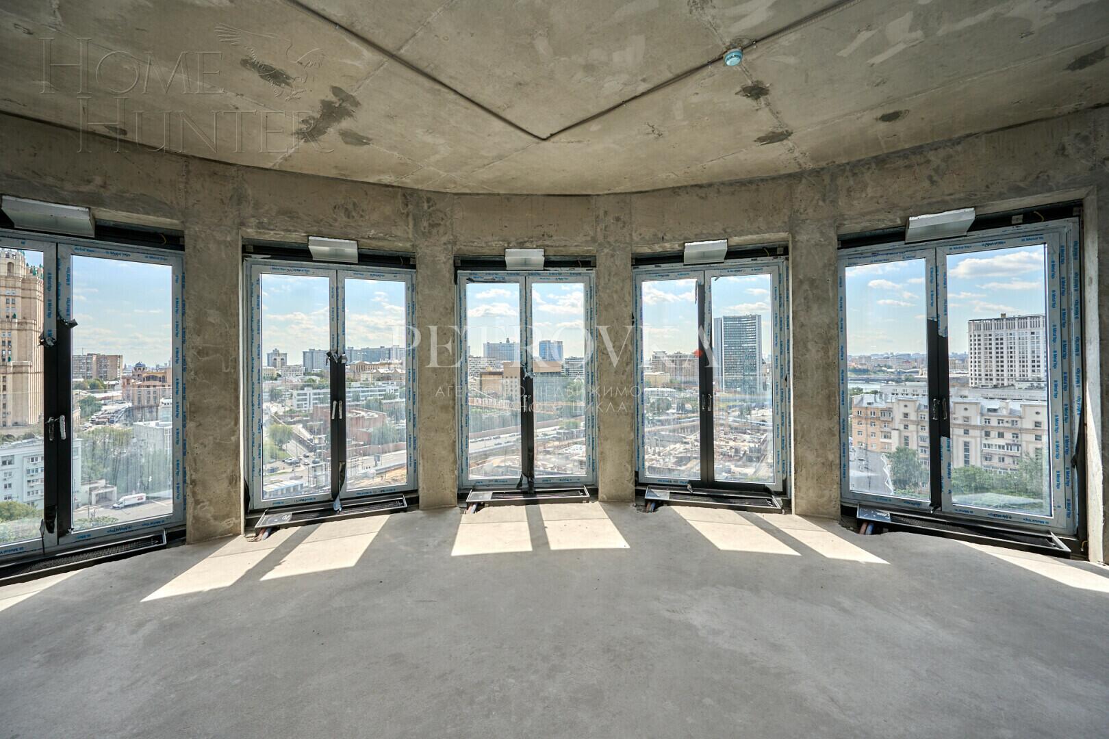 4-КОМН. АПАРТАМЕНТЫ БЕЗ ОТДЕЛКИ 180.1 М² НА 13 ЭТАЖЕ