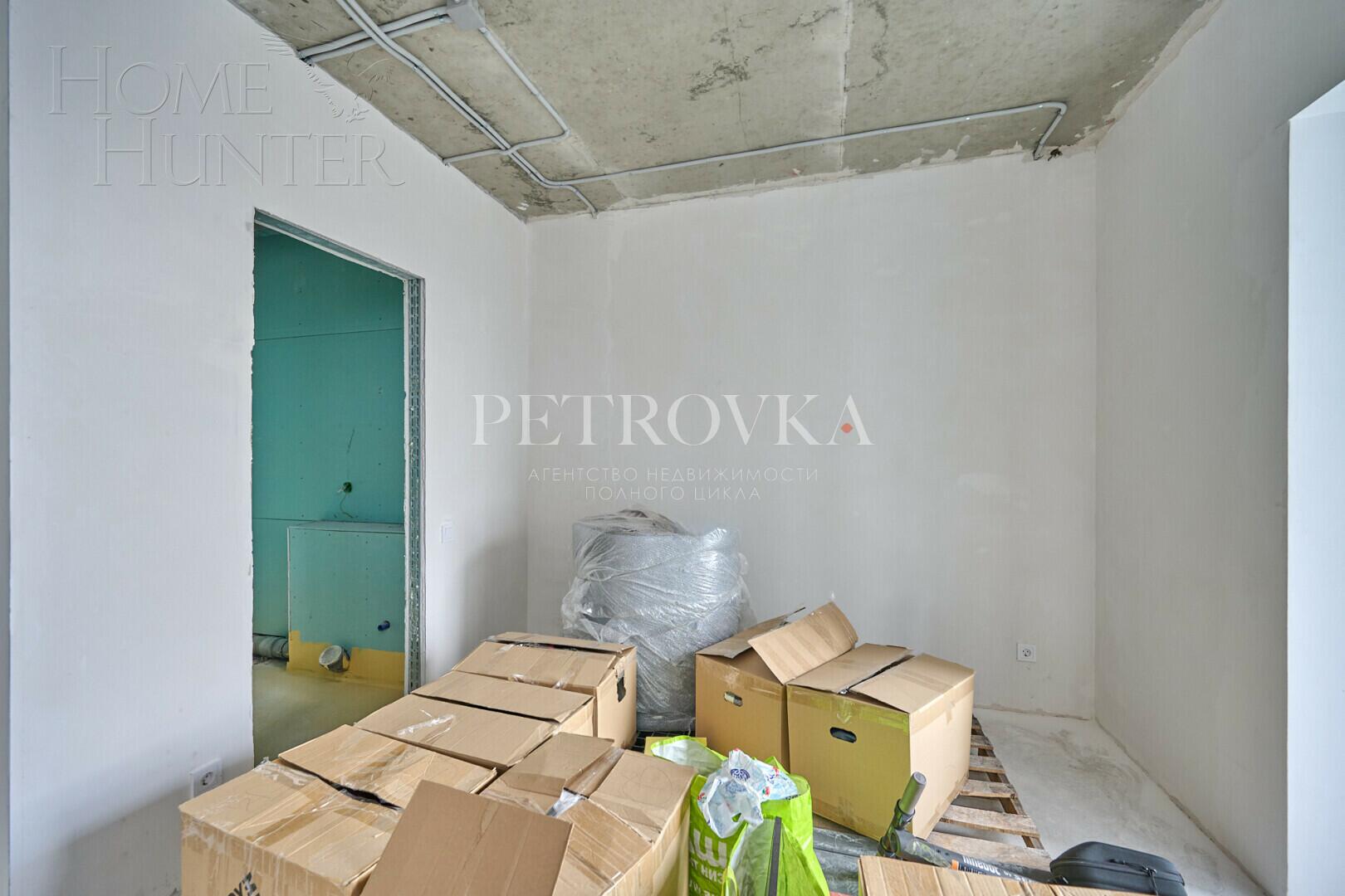 3-КОМН. КВАРТИРА БЕЗ ОТДЕЛКИ 66 М² НА 35 ЭТАЖЕ