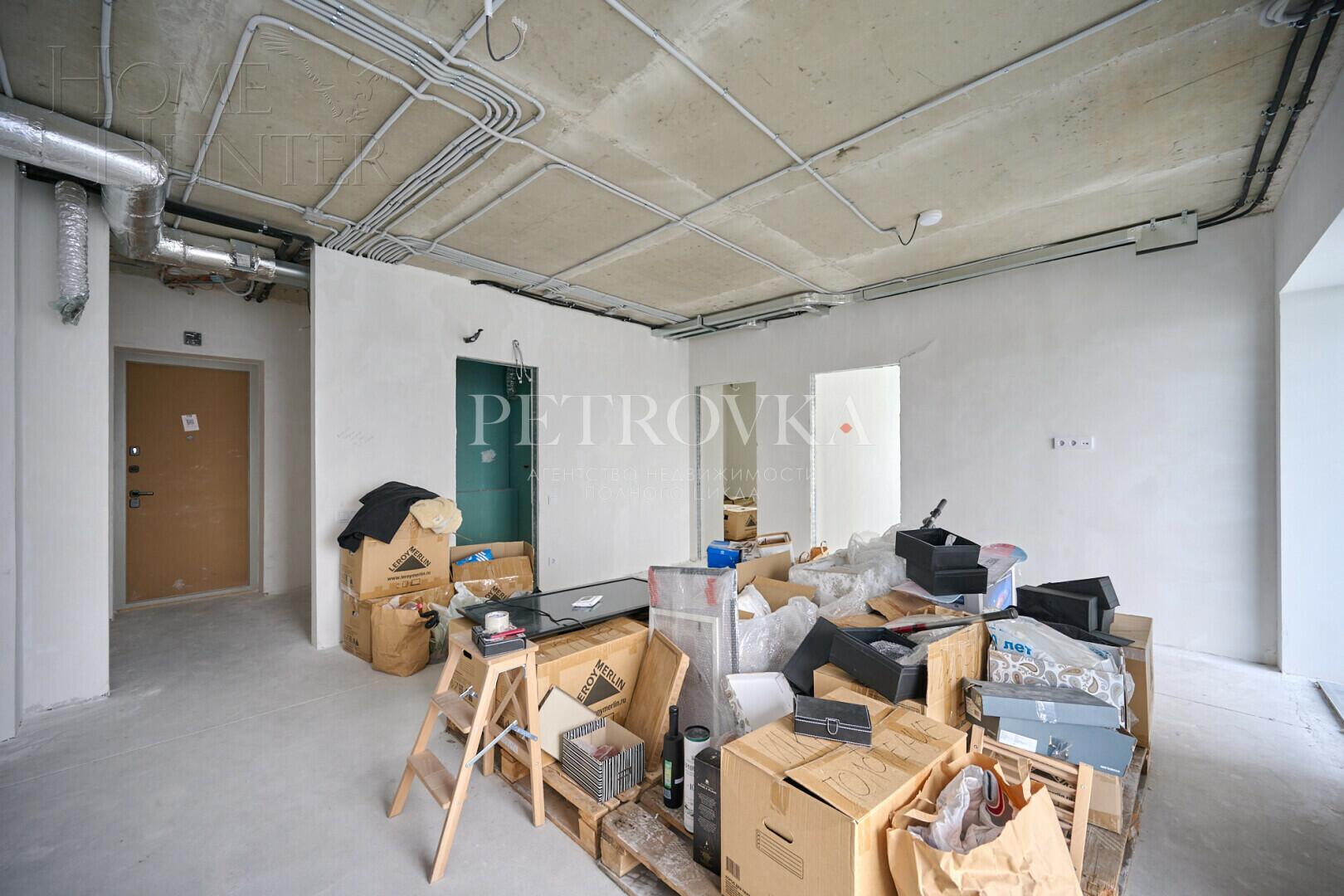 3-КОМН. КВАРТИРА БЕЗ ОТДЕЛКИ 66 М² НА 35 ЭТАЖЕ
