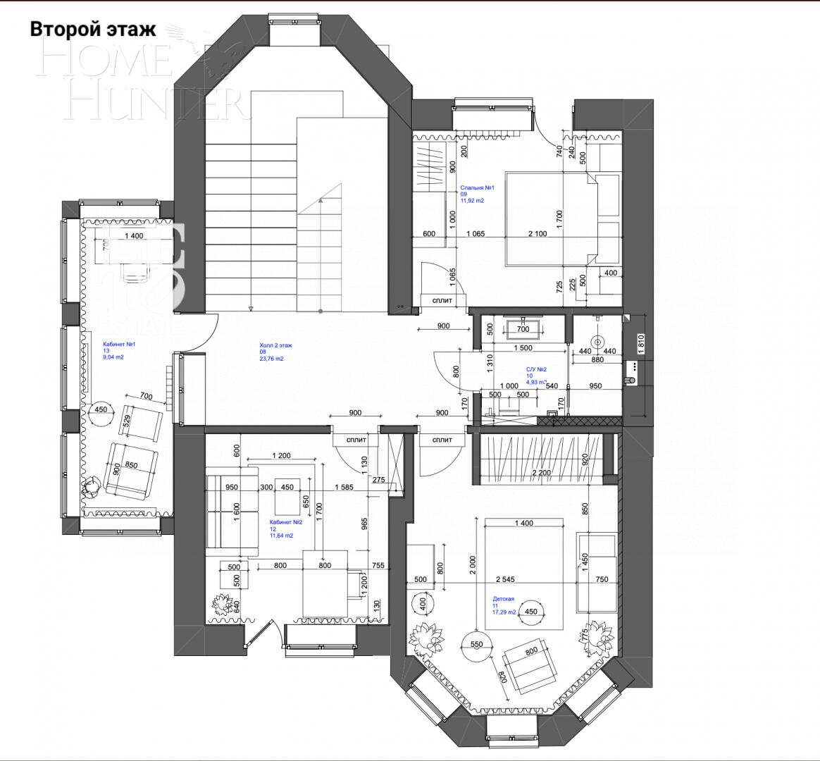 3-этажный таунхаус 320 м² с отделкой
