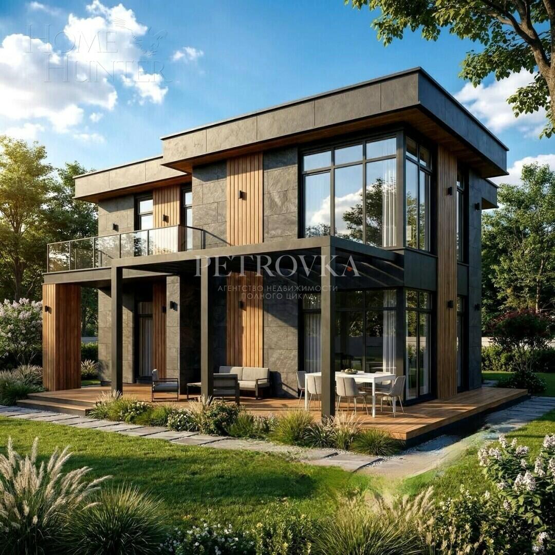 2-этажный коттедж 239.22 м² без отделки