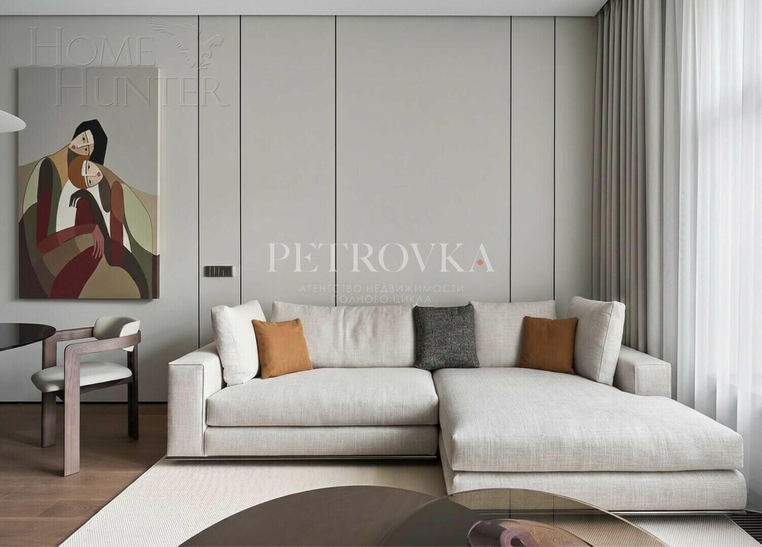 3-КОМН. КВАРТИРА С ОТДЕЛКОЙ 100 М² НА 4 ЭТАЖЕ