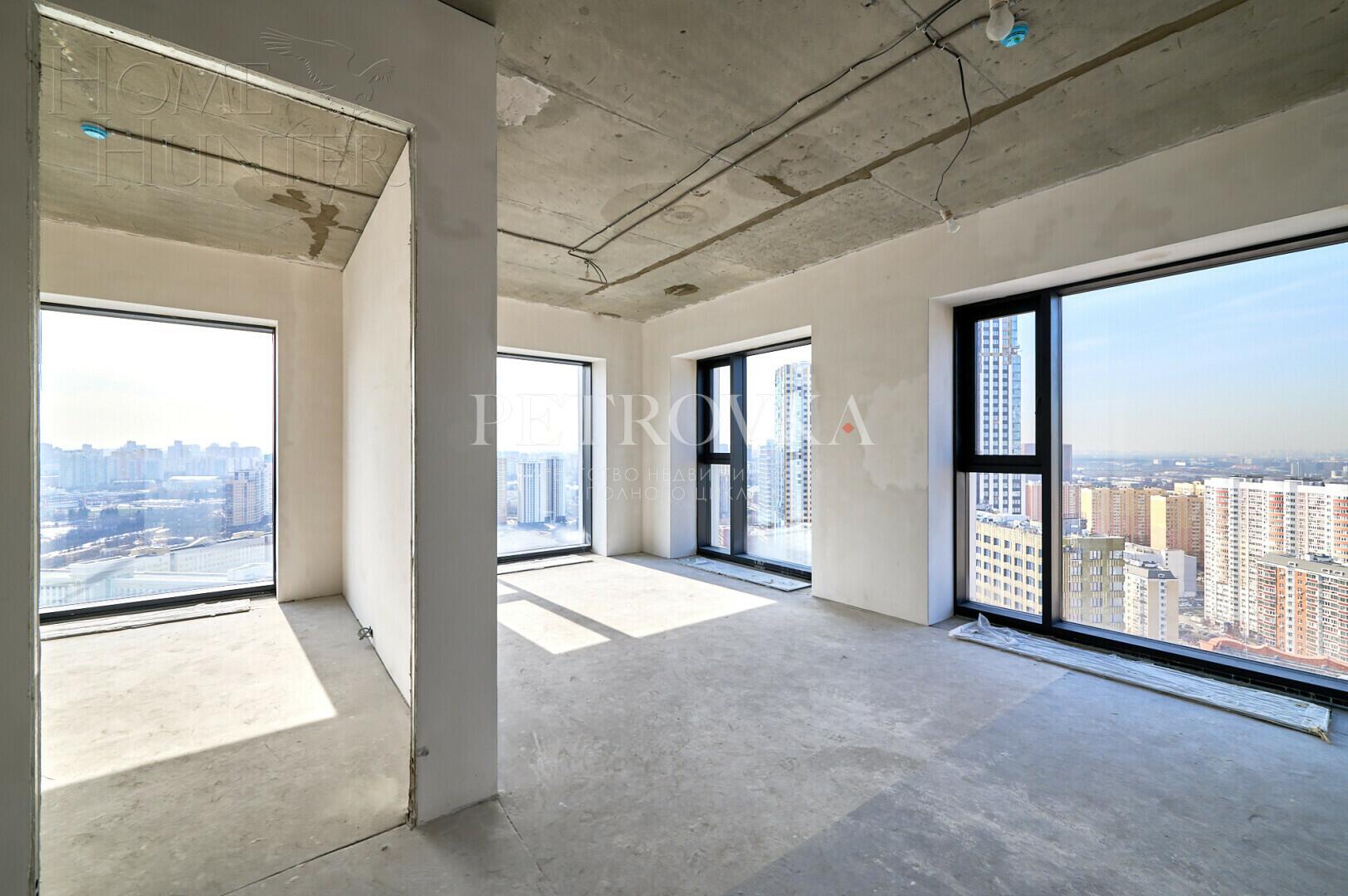 4-КОМН. КВАРТИРА БЕЗ ОТДЕЛКИ 86.1 М² НА 28 ЭТАЖЕ