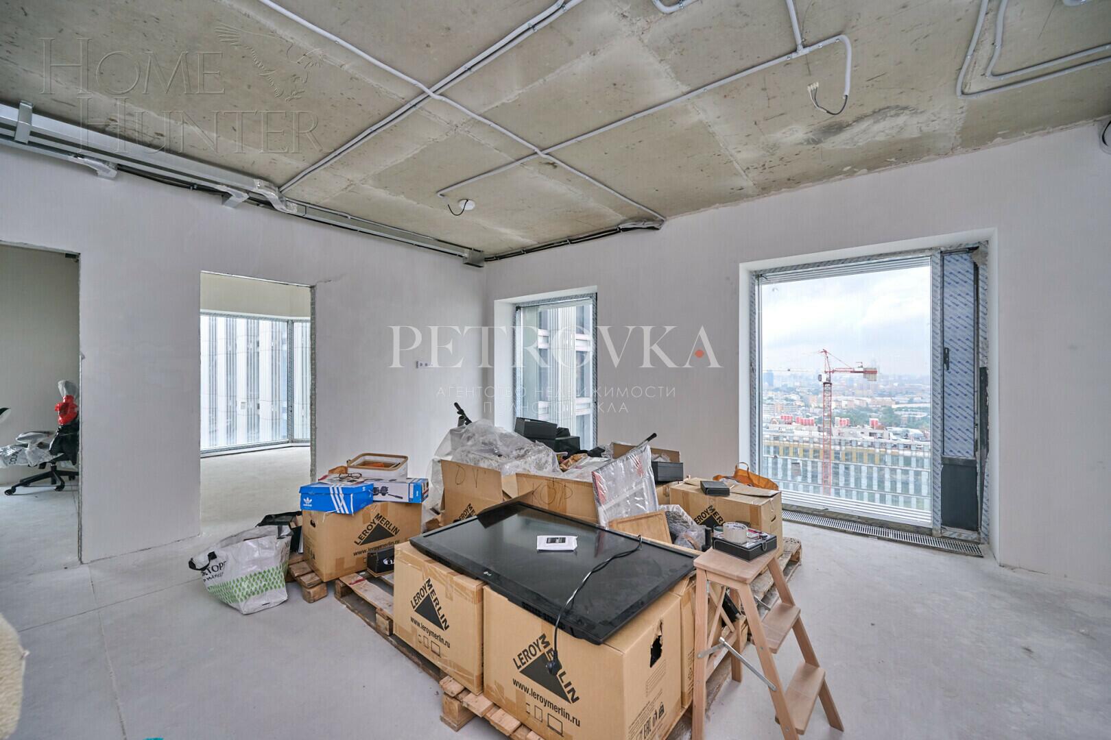 3-КОМН. КВАРТИРА БЕЗ ОТДЕЛКИ 66 М² НА 35 ЭТАЖЕ