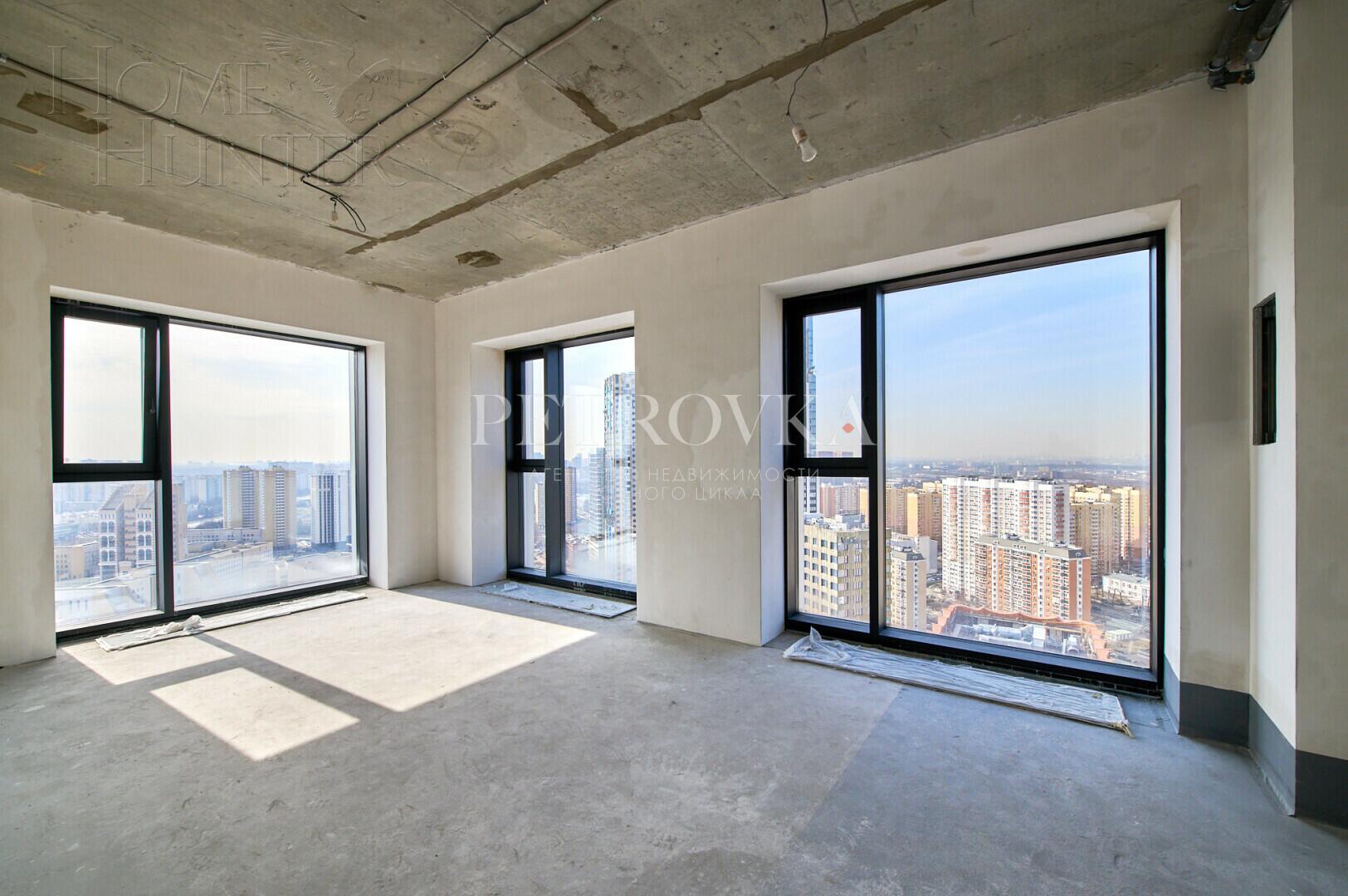 4-КОМН. КВАРТИРА БЕЗ ОТДЕЛКИ 86.1 М² НА 28 ЭТАЖЕ