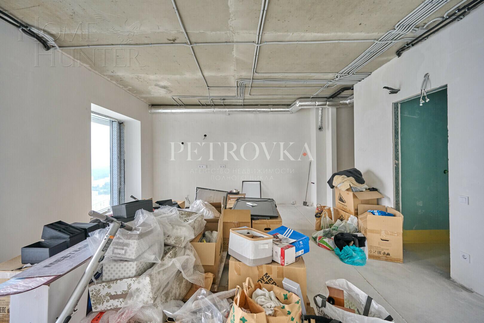 3-КОМН. КВАРТИРА БЕЗ ОТДЕЛКИ 66 М² НА 35 ЭТАЖЕ
