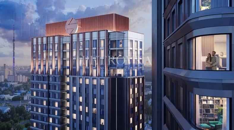 2-КОМН. КВАРТИРА С ОТДЕЛКОЙ 45.5 М² НА 10 ЭТАЖЕ