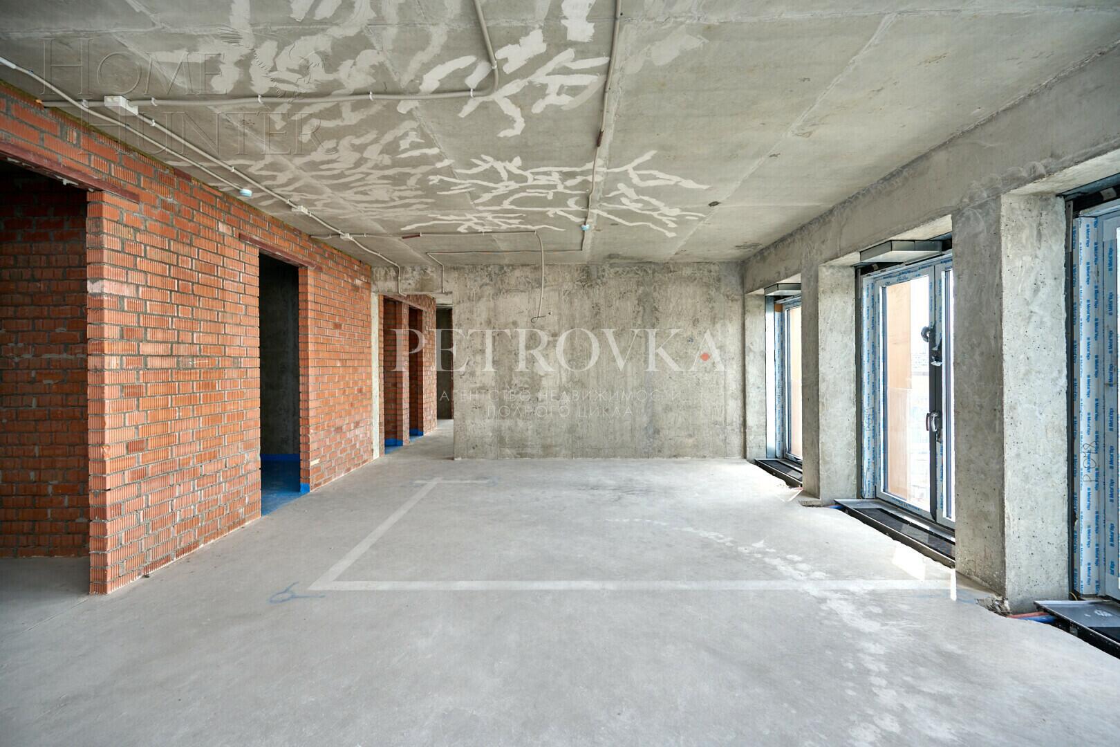4-КОМН. АПАРТАМЕНТЫ БЕЗ ОТДЕЛКИ 180.1 М² НА 13 ЭТАЖЕ