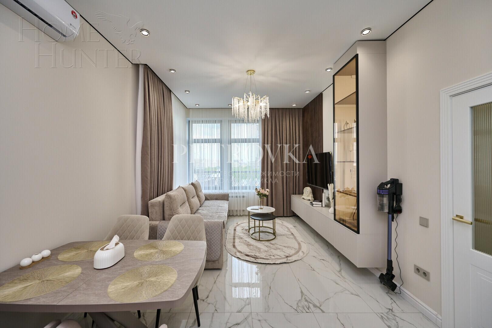 2-КОМН. КВАРТИРА С ОТДЕЛКОЙ 67.5 М² НА 10 ЭТАЖЕ