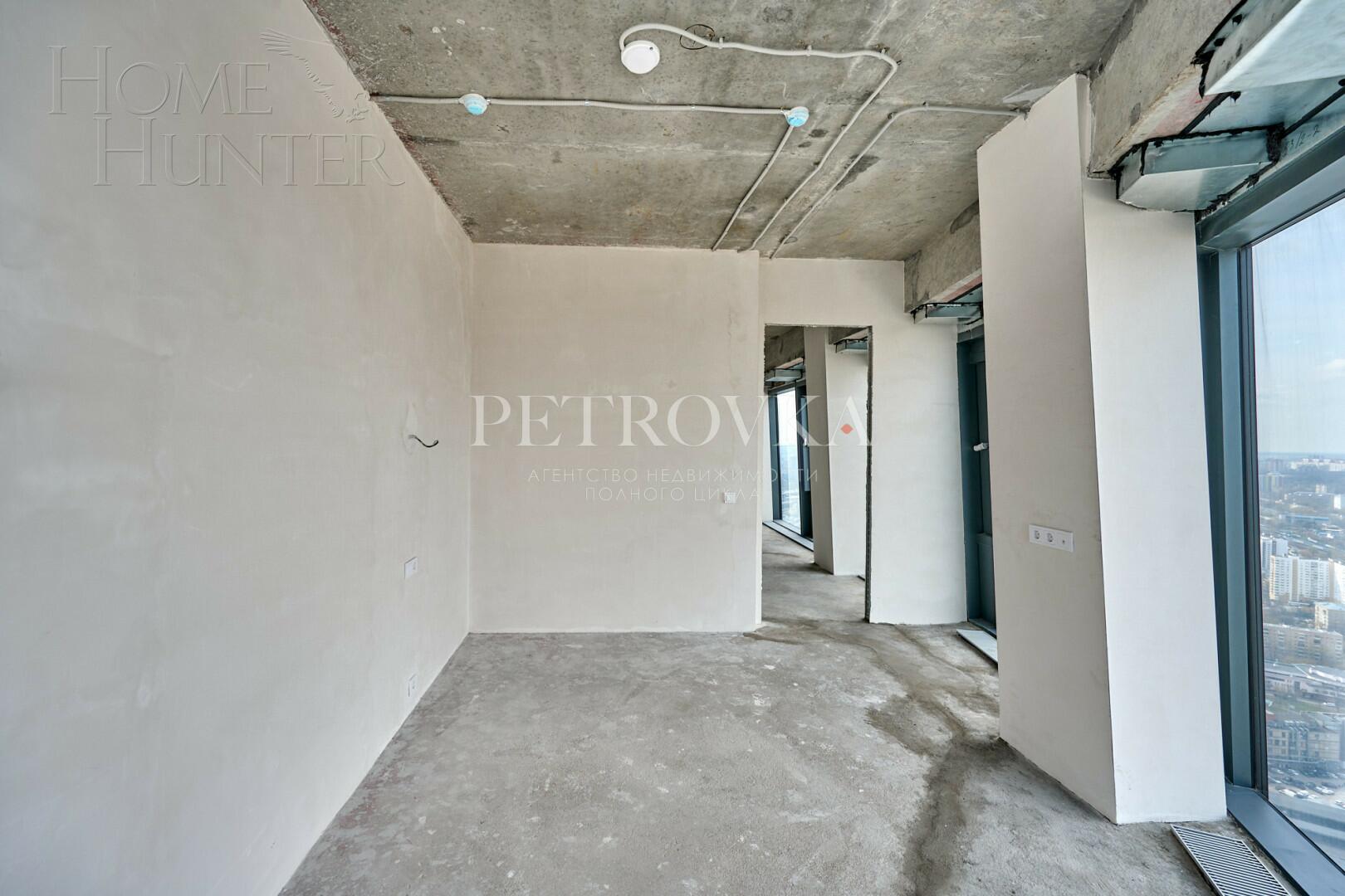 4-КОМН. КВАРТИРА БЕЗ ОТДЕЛКИ 114.6 М² НА 53 ЭТАЖЕ
