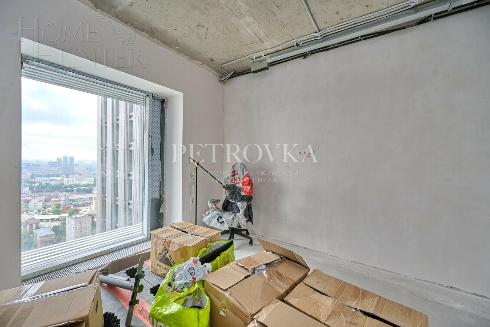 3-КОМН. КВАРТИРА БЕЗ ОТДЕЛКИ 66 М² НА 35 ЭТАЖЕ