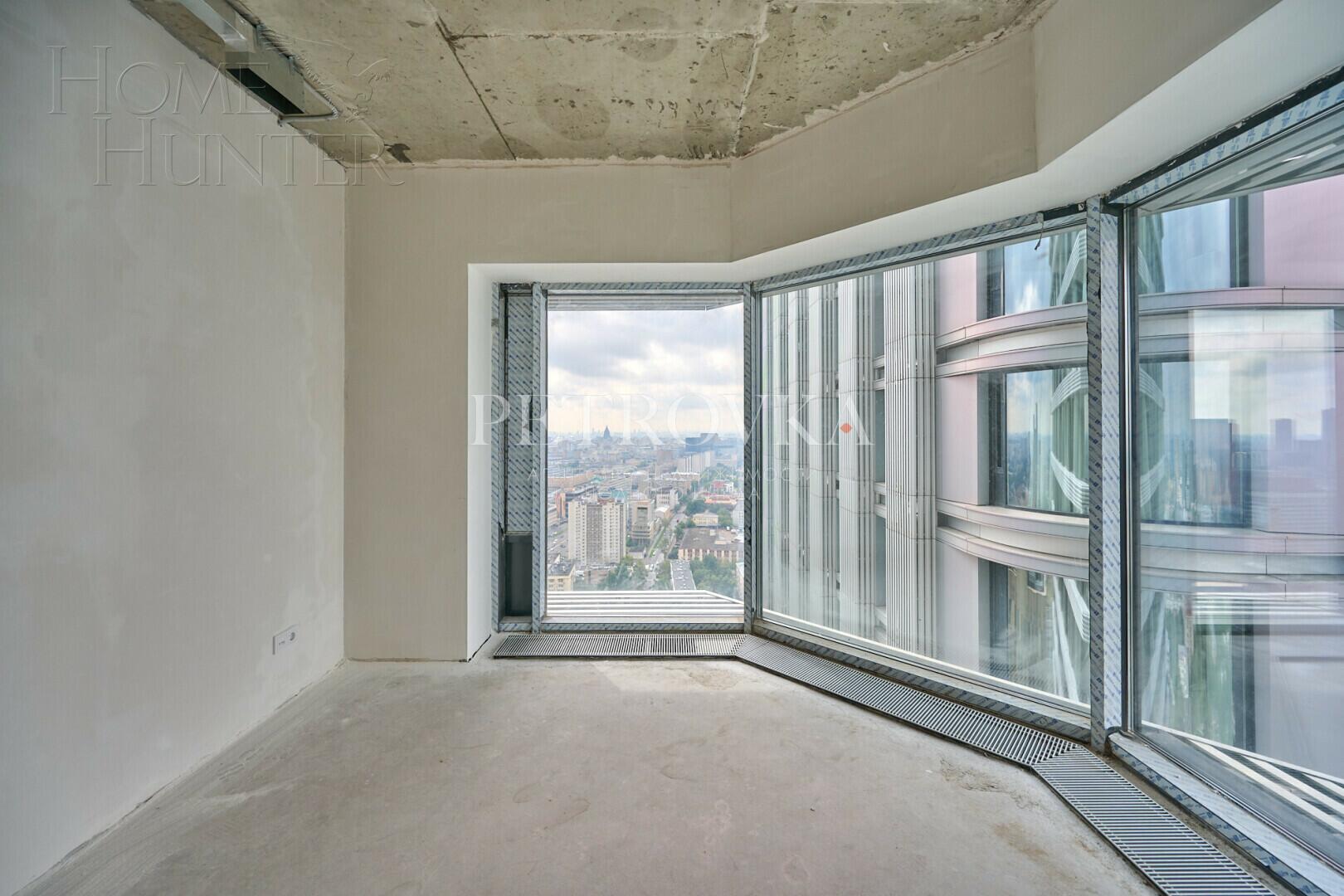 3-КОМН. КВАРТИРА БЕЗ ОТДЕЛКИ 66 М² НА 35 ЭТАЖЕ