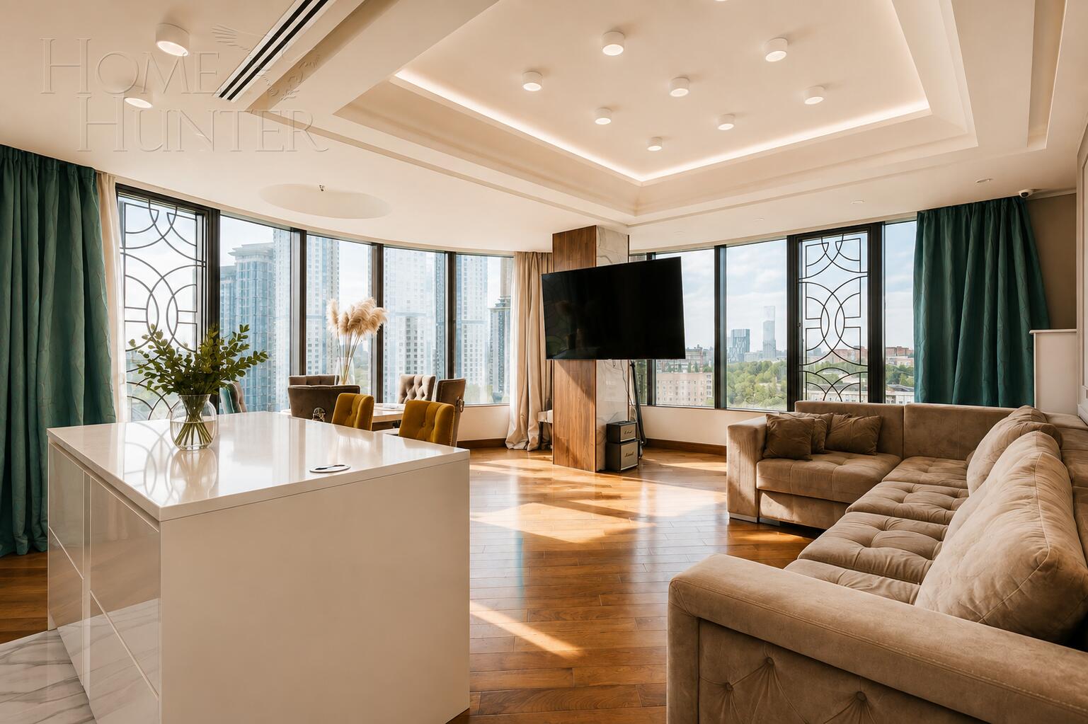 3-КОМН. КВАРТИРА С ОТДЕЛКОЙ 110 М² НА 12 ЭТАЖЕ