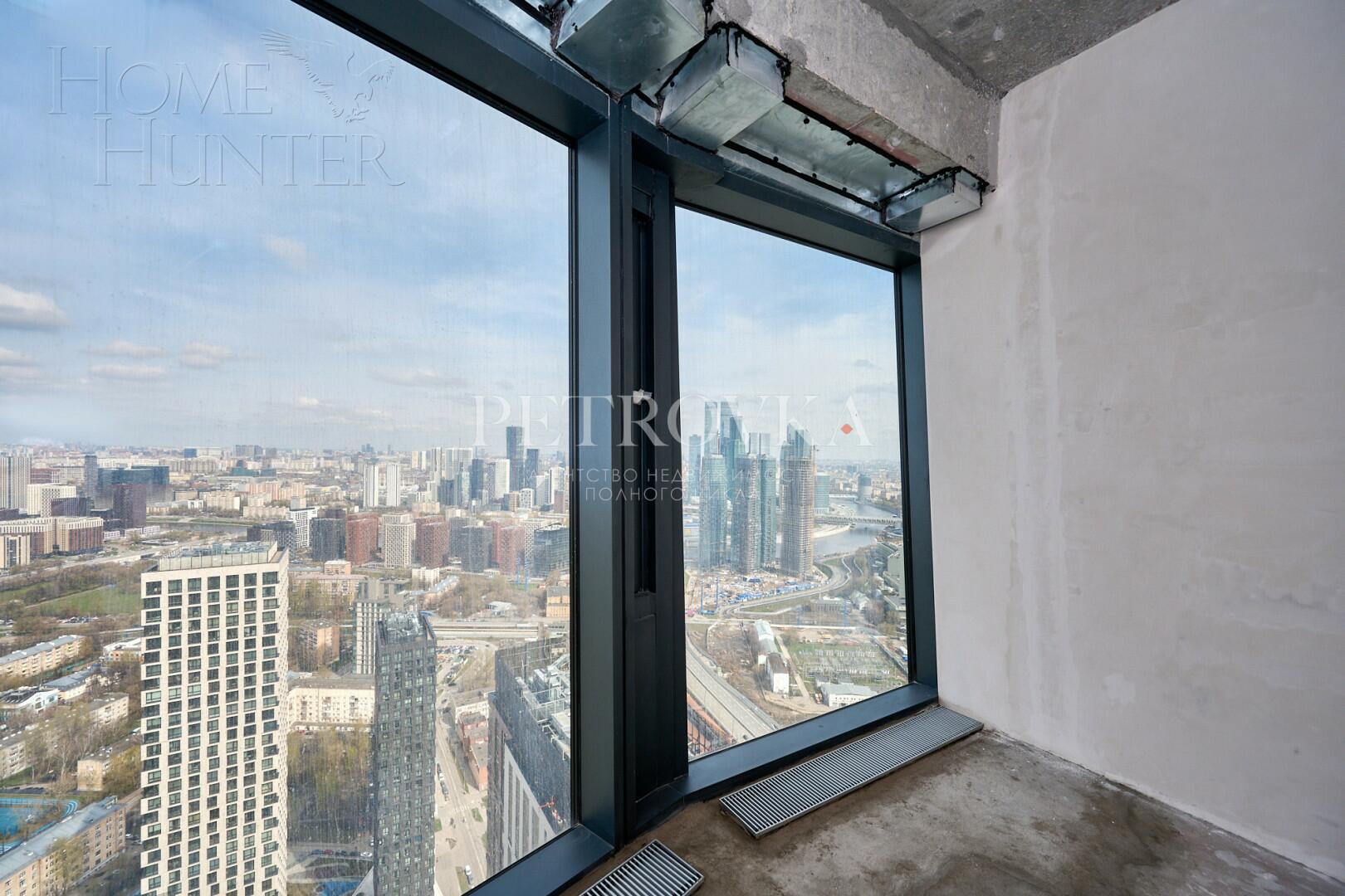 4-КОМН. КВАРТИРА БЕЗ ОТДЕЛКИ 114.6 М² НА 53 ЭТАЖЕ