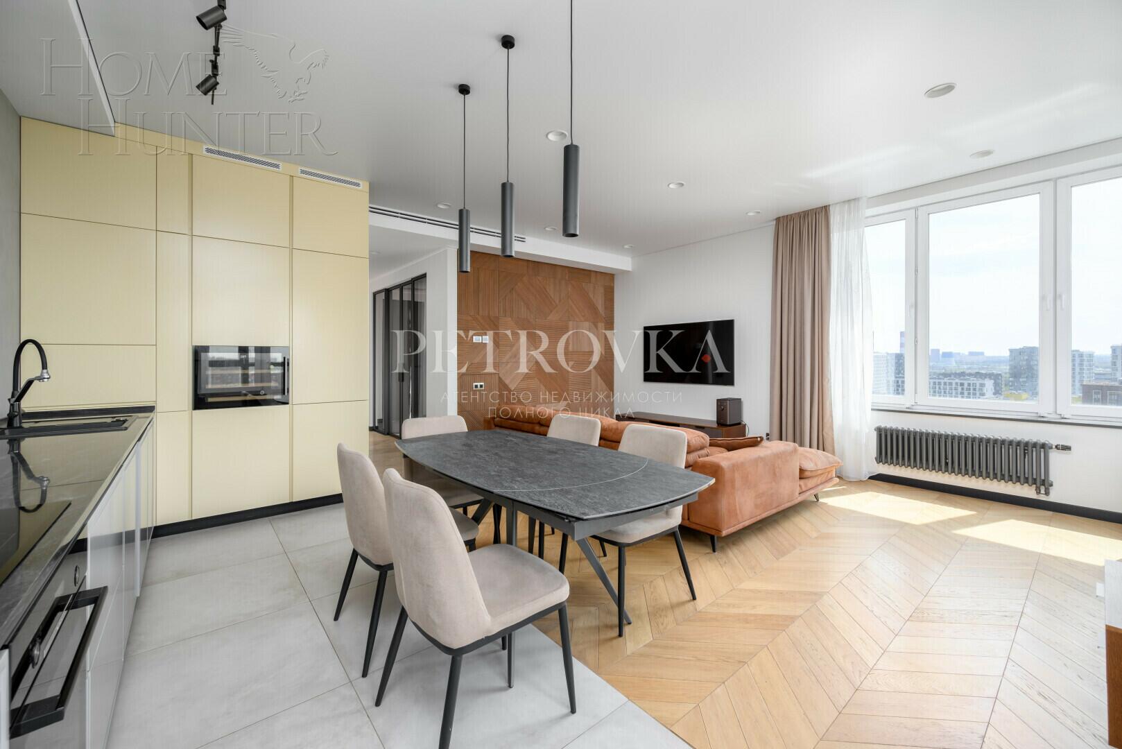 3-КОМН. КВАРТИРА С ОТДЕЛКОЙ 112.5 М² НА 15 ЭТАЖЕ