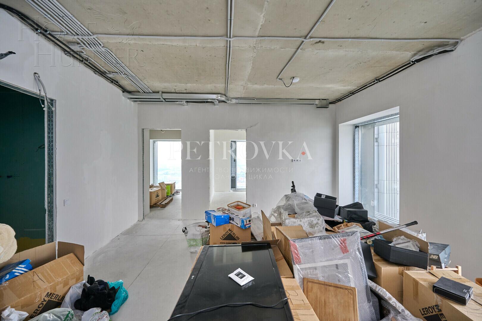 3-КОМН. КВАРТИРА БЕЗ ОТДЕЛКИ 66 М² НА 35 ЭТАЖЕ