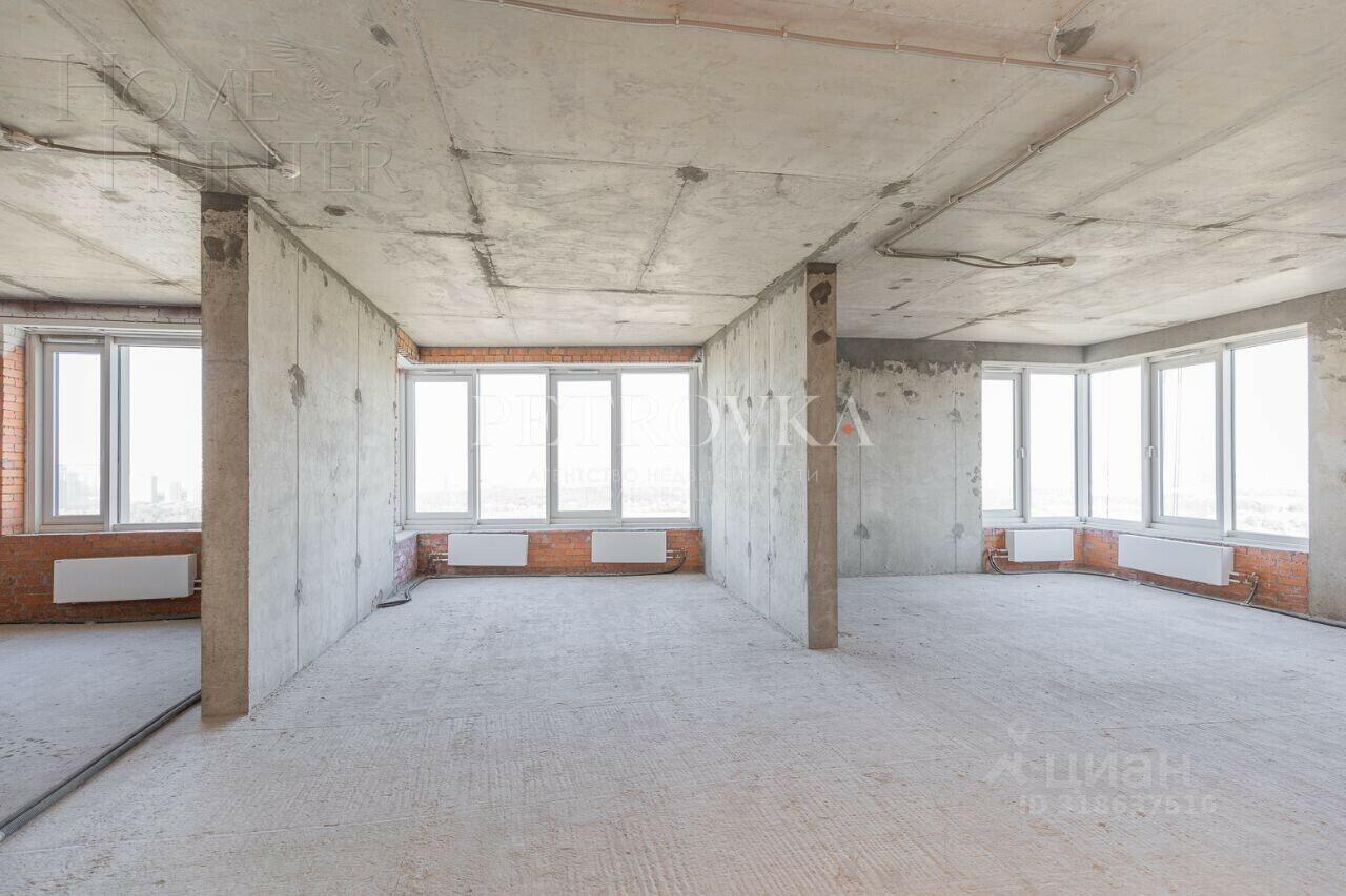 5-КОМН. КВАРТИРА БЕЗ ОТДЕЛКИ 199.2 М² НА 28 ЭТАЖЕ