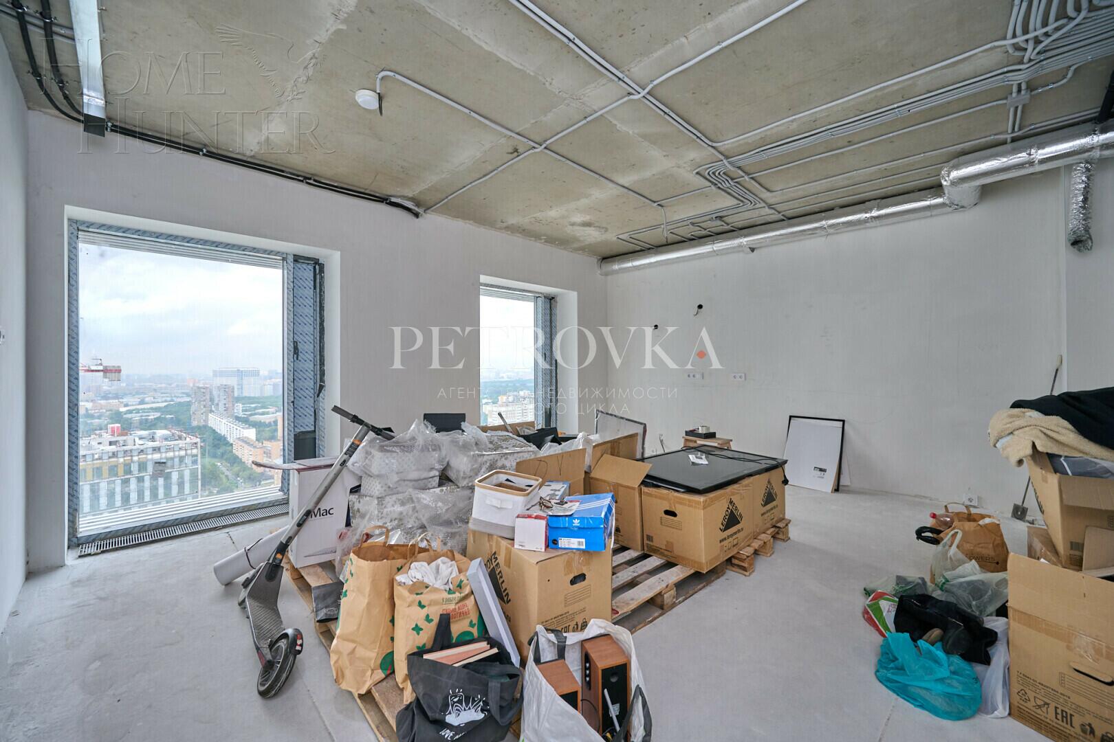 3-КОМН. КВАРТИРА БЕЗ ОТДЕЛКИ 66 М² НА 35 ЭТАЖЕ