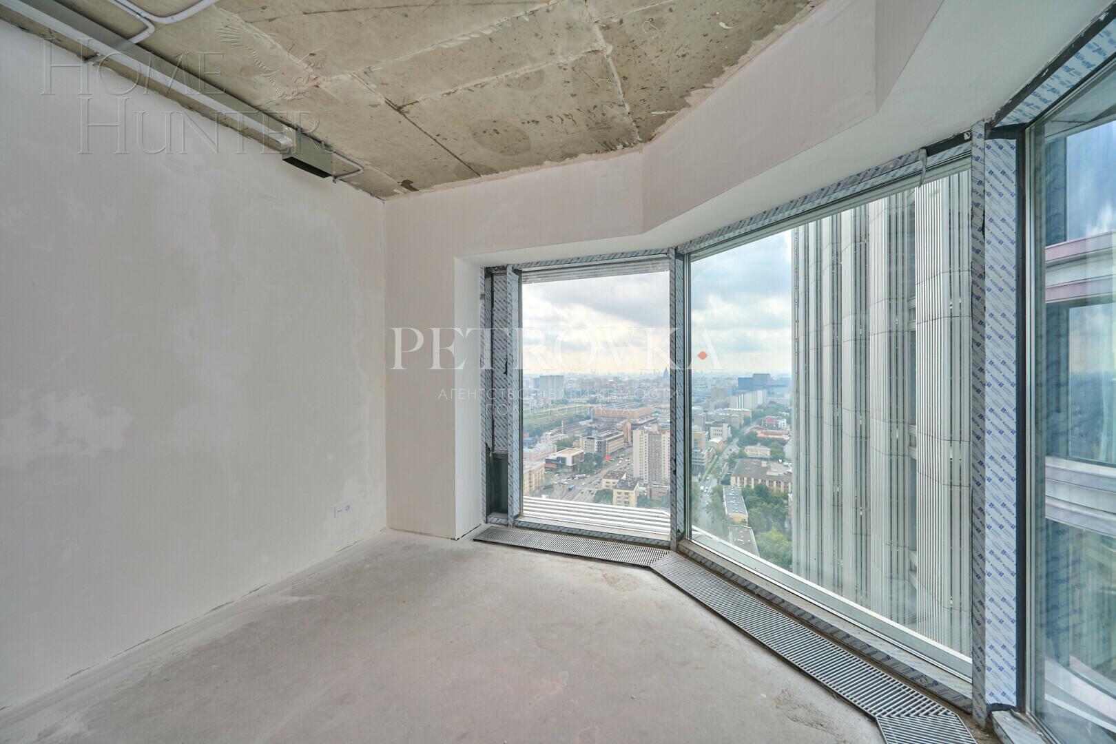3-КОМН. КВАРТИРА БЕЗ ОТДЕЛКИ 66 М² НА 35 ЭТАЖЕ