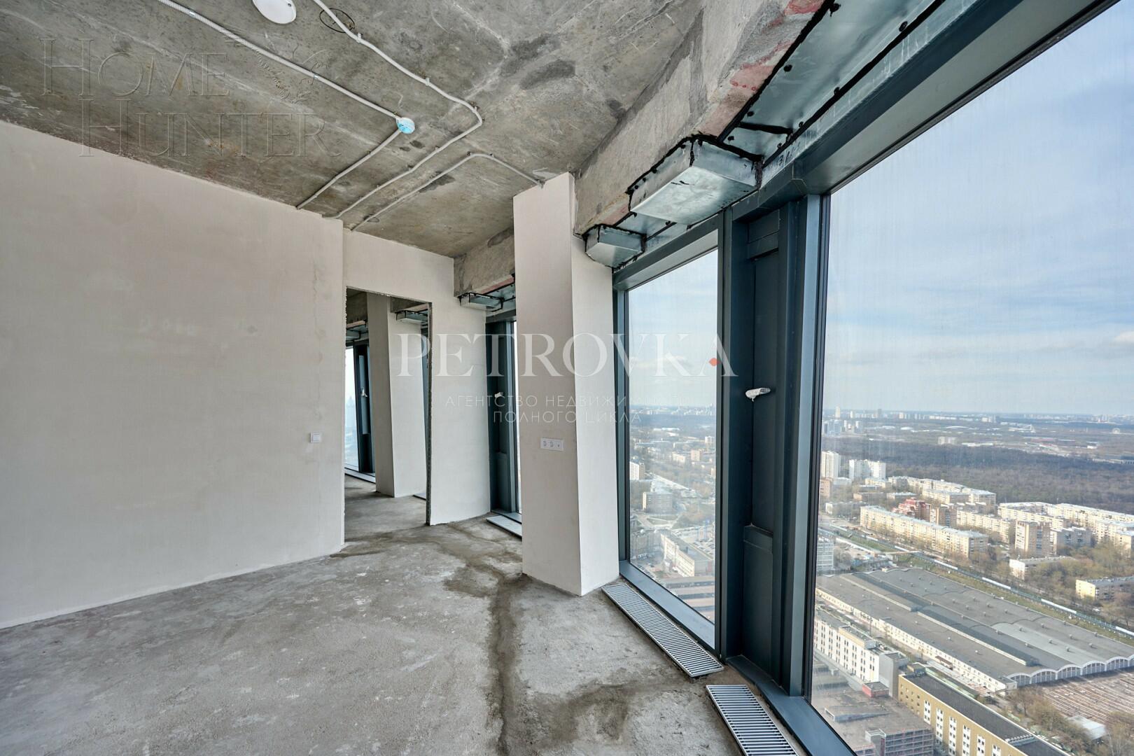4-КОМН. КВАРТИРА БЕЗ ОТДЕЛКИ 114.6 М² НА 53 ЭТАЖЕ