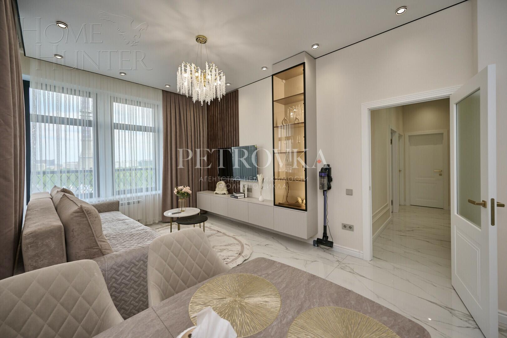 2-КОМН. КВАРТИРА С ОТДЕЛКОЙ 67.5 М² НА 10 ЭТАЖЕ