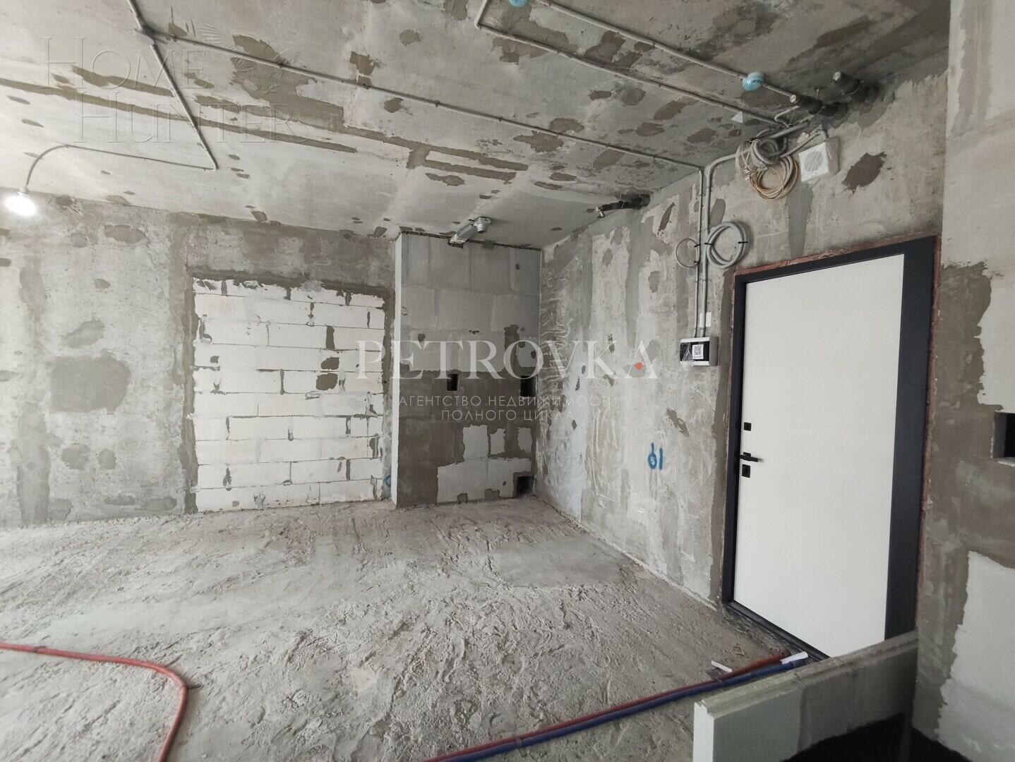 1-КОМН. КВАРТИРА БЕЗ ОТДЕЛКИ 45 М² НА 19 ЭТАЖЕ