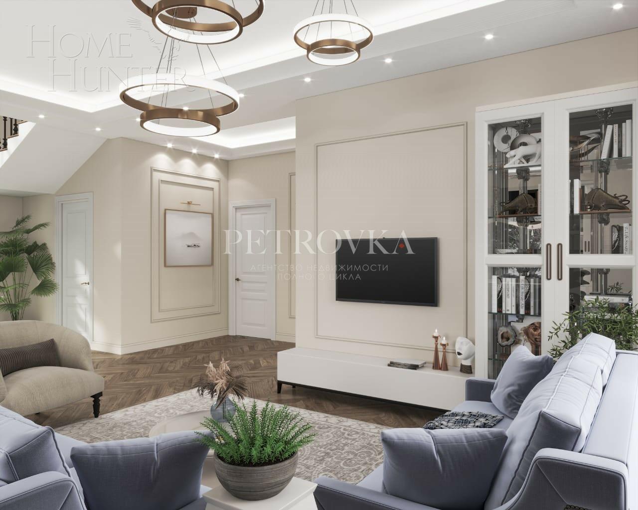 2-этажный коттедж 249.8 м² без отделки