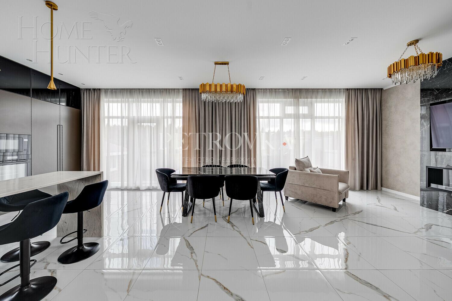 2-этажный коттедж 193.9 м² с отделкой