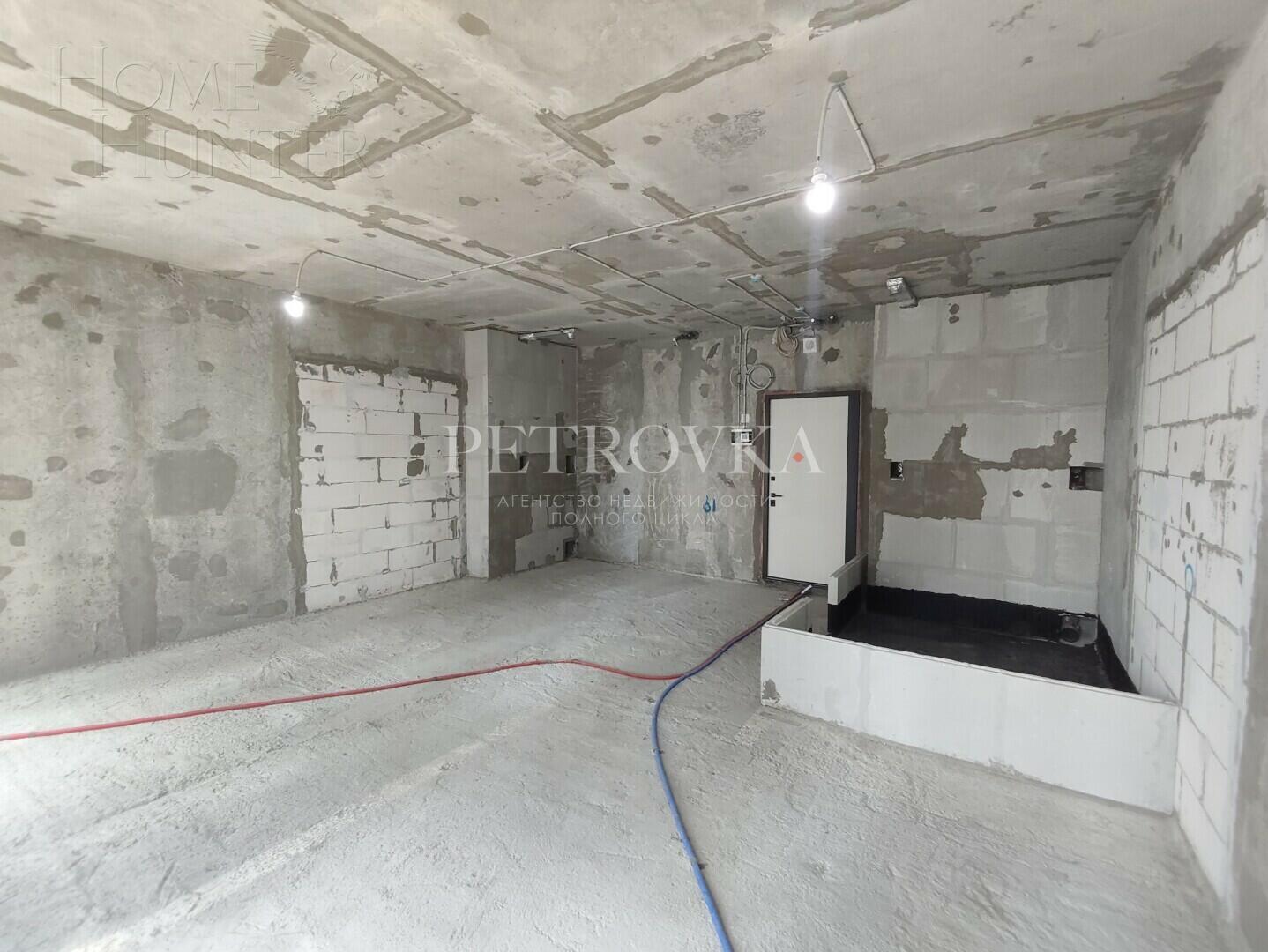 1-КОМН. КВАРТИРА БЕЗ ОТДЕЛКИ 45 М² НА 19 ЭТАЖЕ