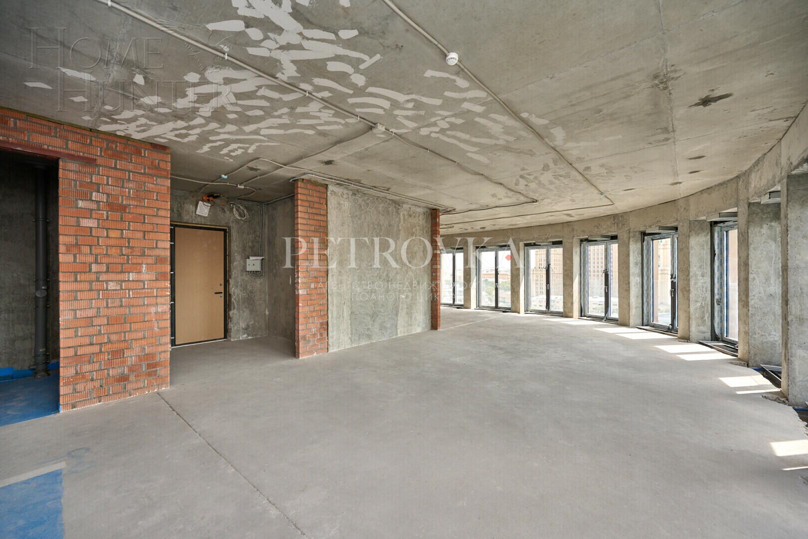 4-КОМН. АПАРТАМЕНТЫ БЕЗ ОТДЕЛКИ 180.1 М² НА 13 ЭТАЖЕ