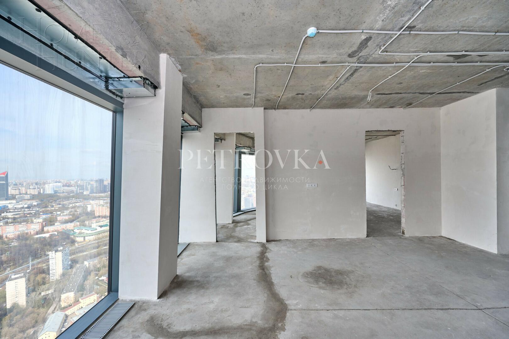 4-КОМН. КВАРТИРА БЕЗ ОТДЕЛКИ 114.6 М² НА 53 ЭТАЖЕ