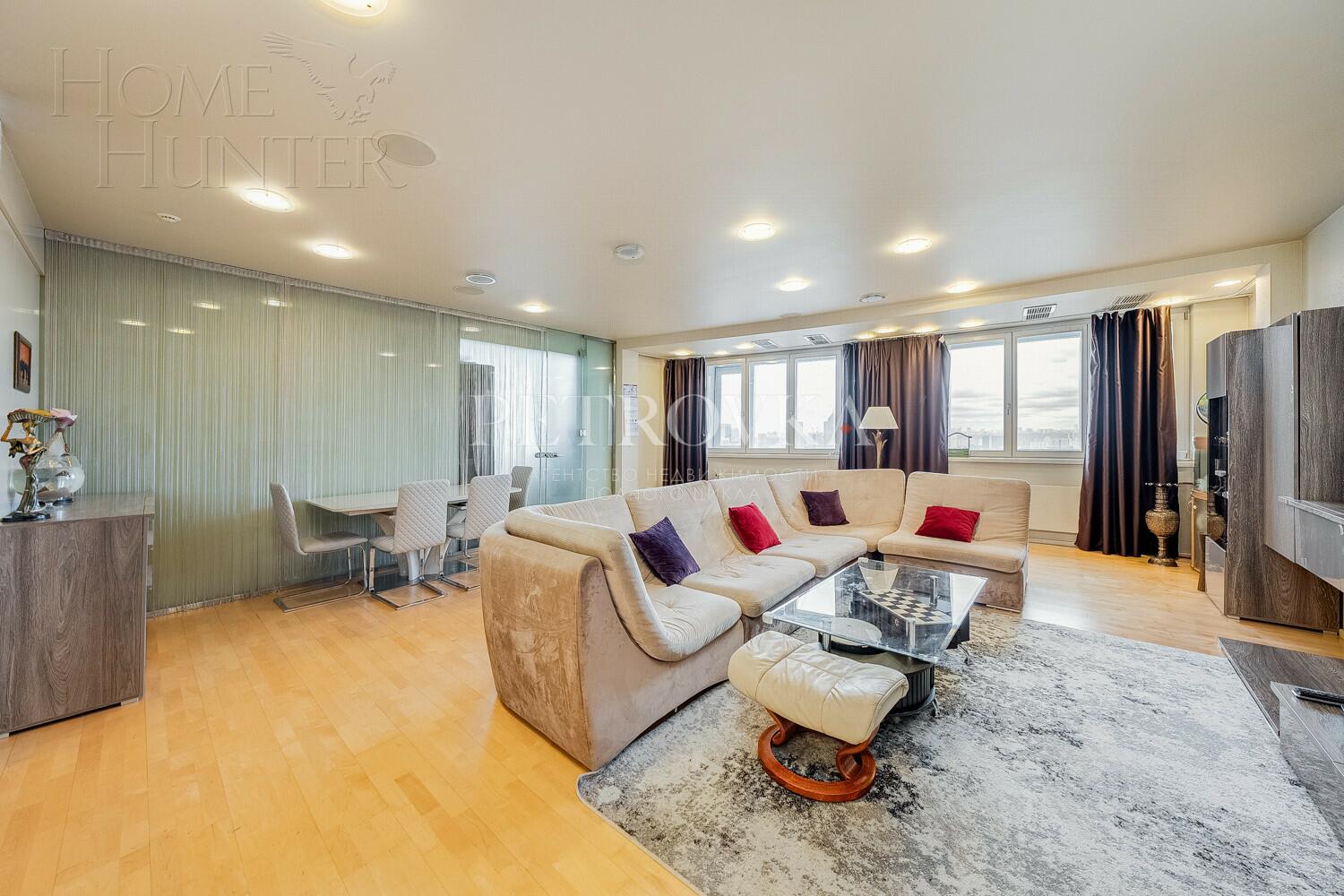 4-КОМН. КВАРТИРА С ОТДЕЛКОЙ 147 М² НА 28 ЭТАЖЕ