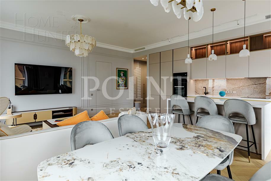 4-КОМН. КВАРТИРА С ОТДЕЛКОЙ 135 М² НА 35 ЭТАЖЕ