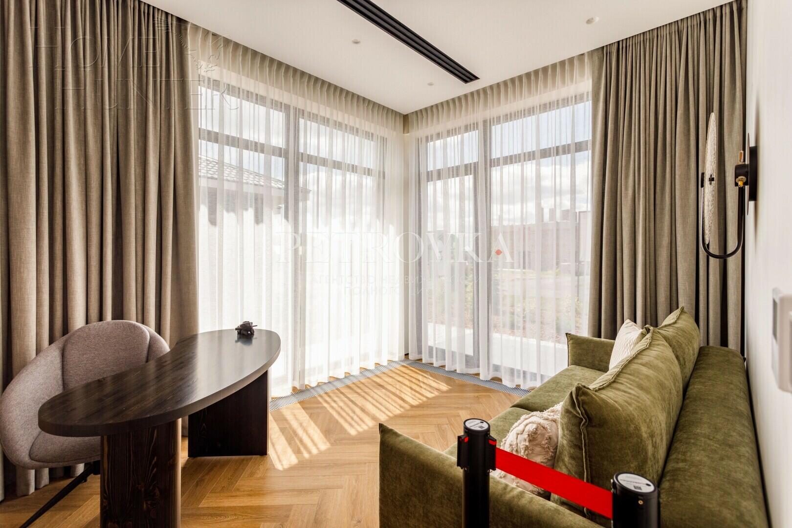 1-этажный коттедж 220 м² с отделкой