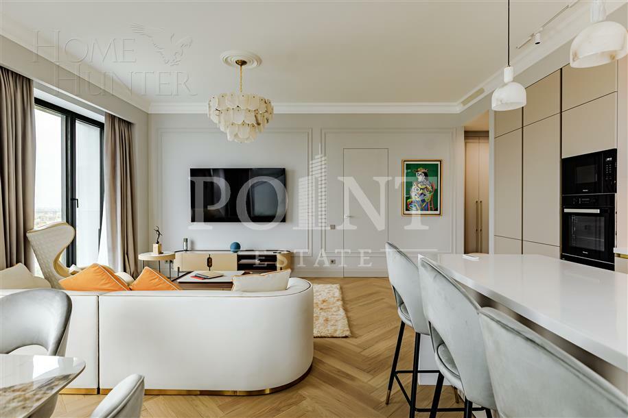 4-КОМН. КВАРТИРА С ОТДЕЛКОЙ 135 М² НА 35 ЭТАЖЕ
