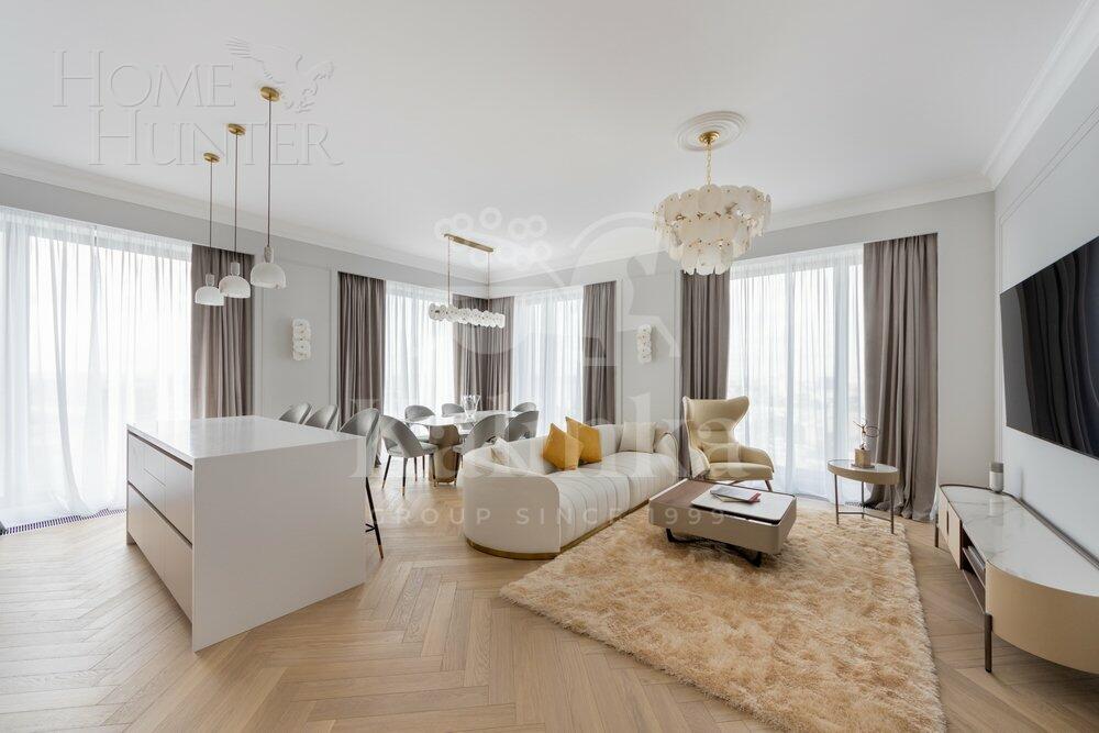 4-КОМН. КВАРТИРА С ОТДЕЛКОЙ 135 М² НА 35 ЭТАЖЕ