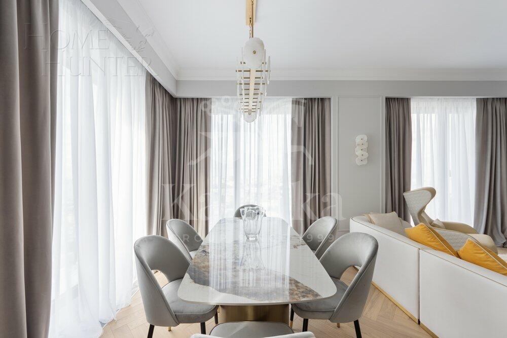 4-КОМН. КВАРТИРА С ОТДЕЛКОЙ 135 М² НА 35 ЭТАЖЕ