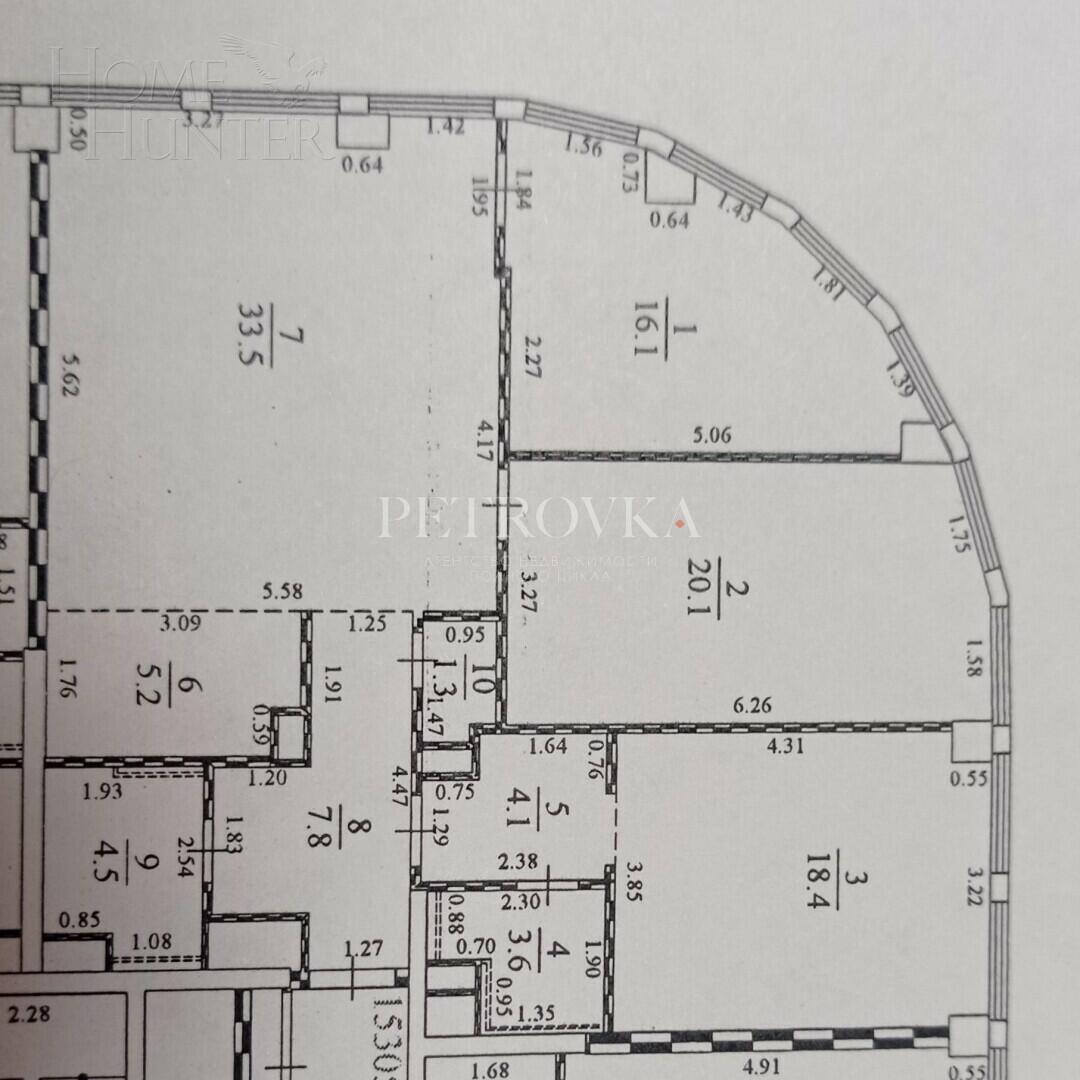 4-КОМН. КВАРТИРА БЕЗ ОТДЕЛКИ 114.6 М² НА 53 ЭТАЖЕ