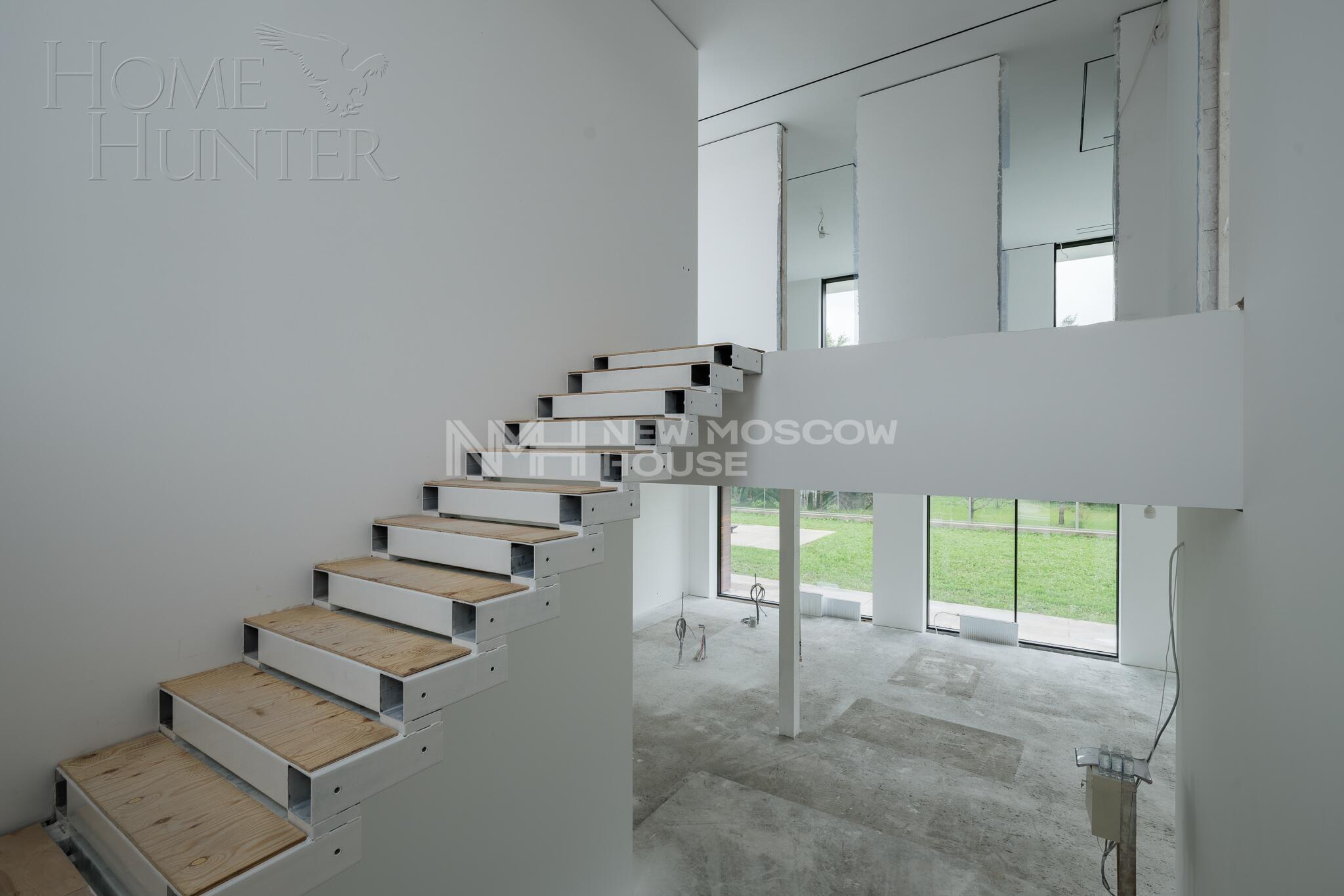 2-этажный коттедж 650 м² без отделки
